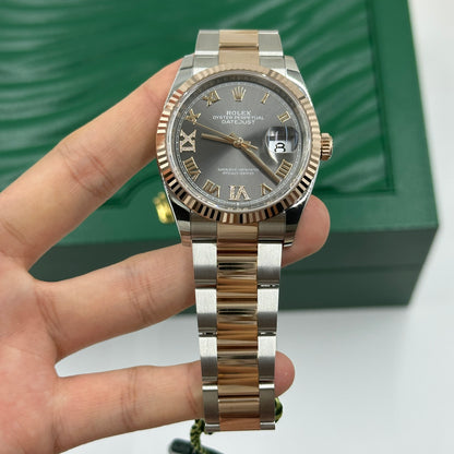 Rolex Datejust 36 126231 Grey VIIX Roman Jubilee 2025