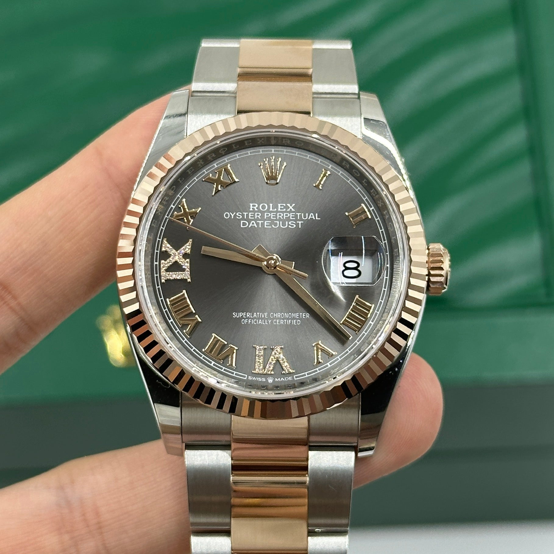 Rolex Datejust 36 126231 Grey VIIX Roman Jubilee 2025