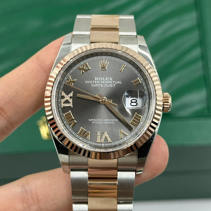 Rolex Datejust 36 126231 Grey VIIX Roman Jubilee 2025