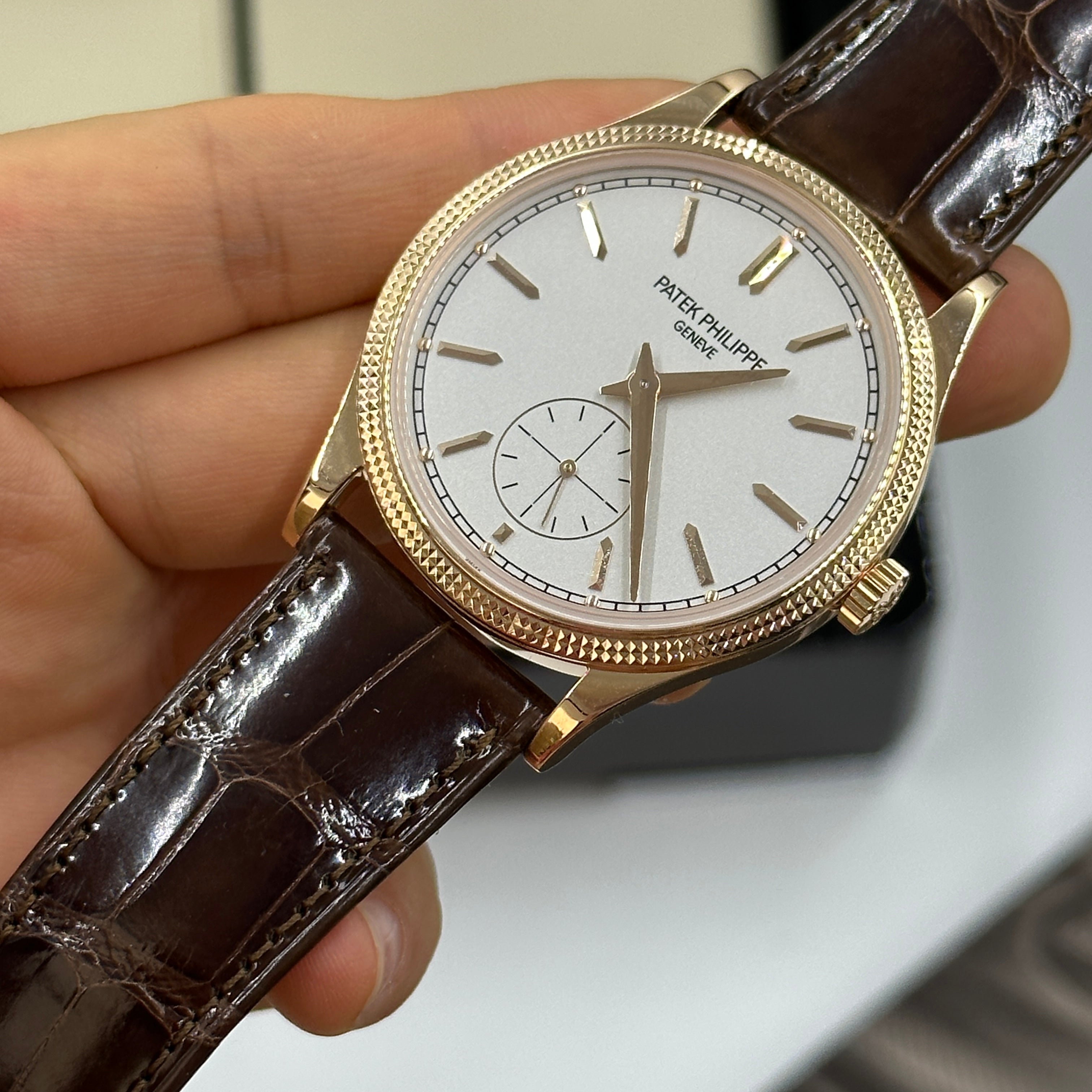 Patek Philippe Calatrava 6119R‑001 Rose‑Gold 39 mm Clous‑de‑Paris