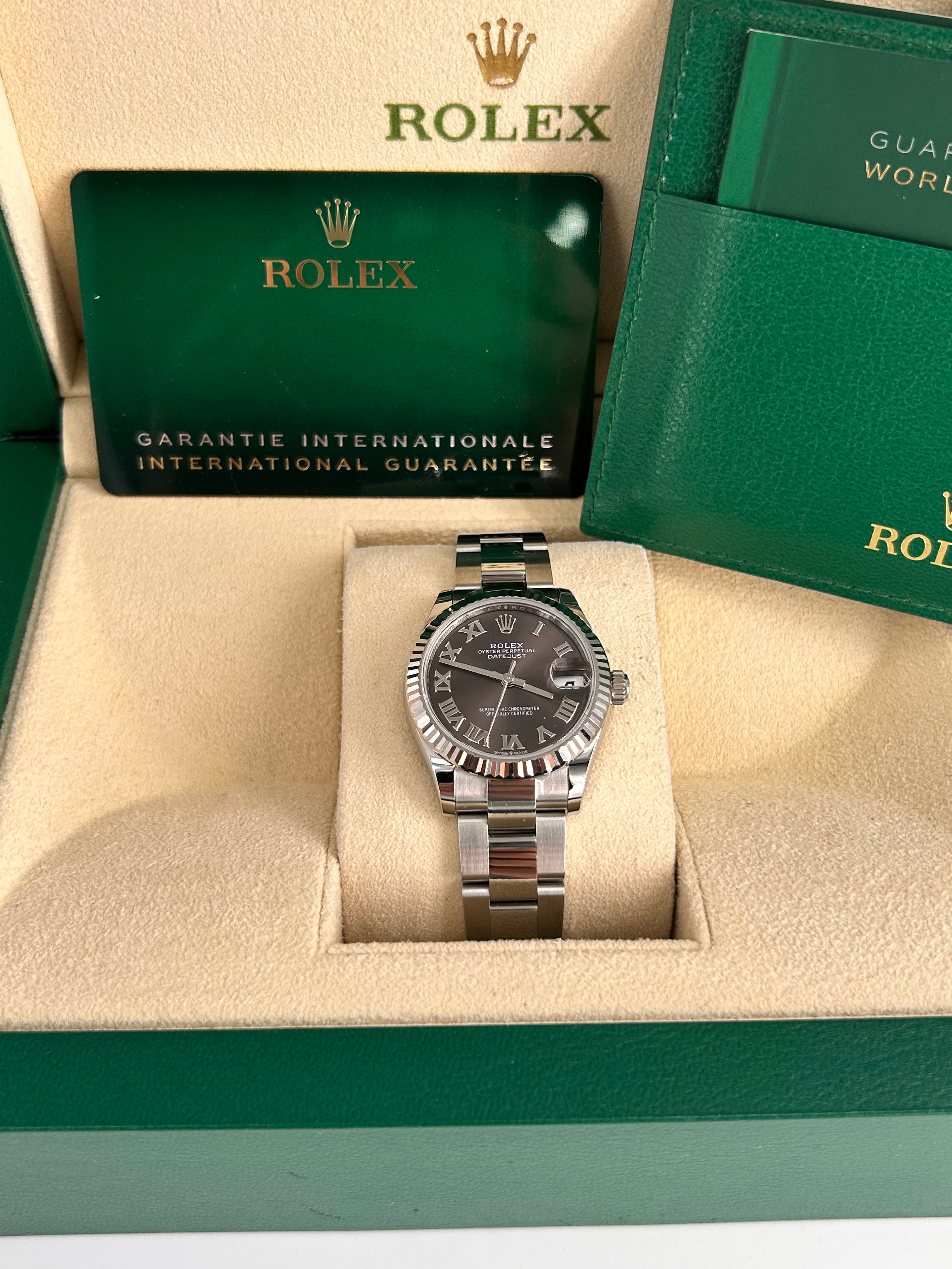 Rolex Datejust 31 278274 Dark Grey Roman Oyster 2025