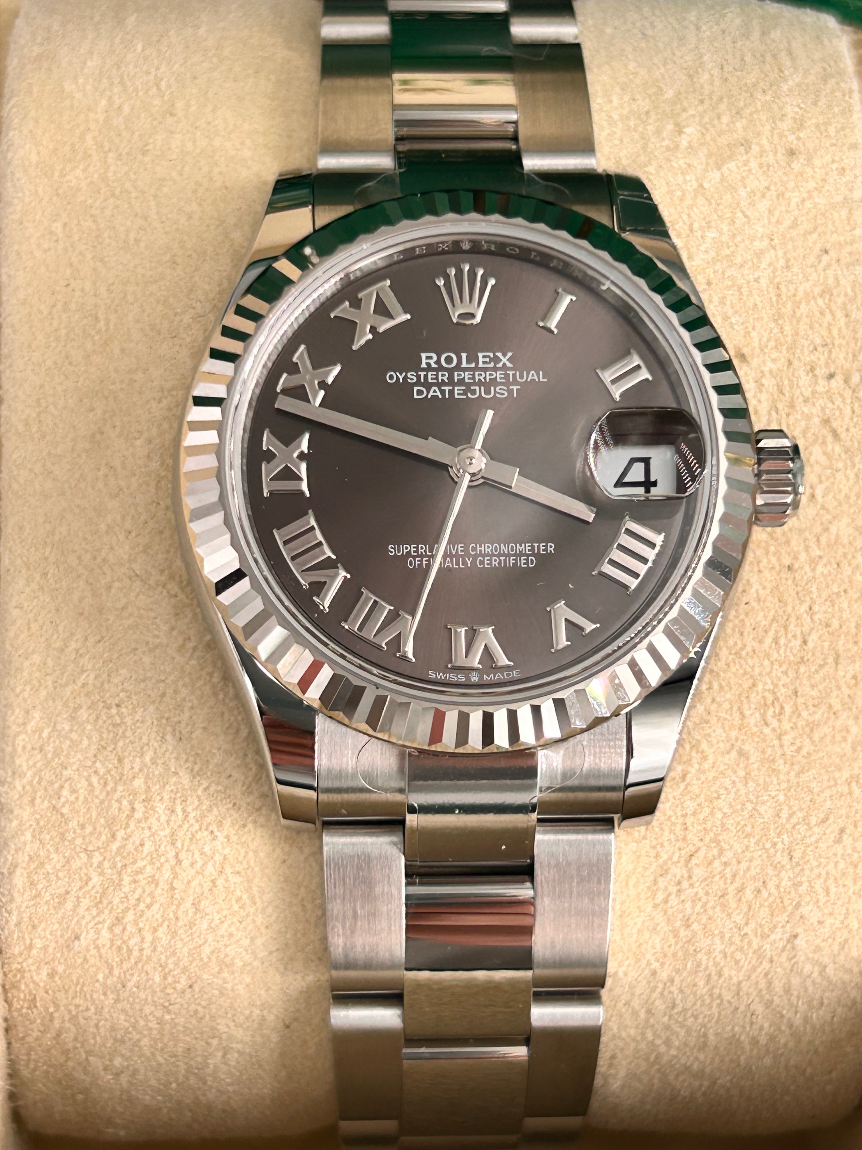 Rolex Datejust 31 278274 Dark Grey Roman Oyster 2025