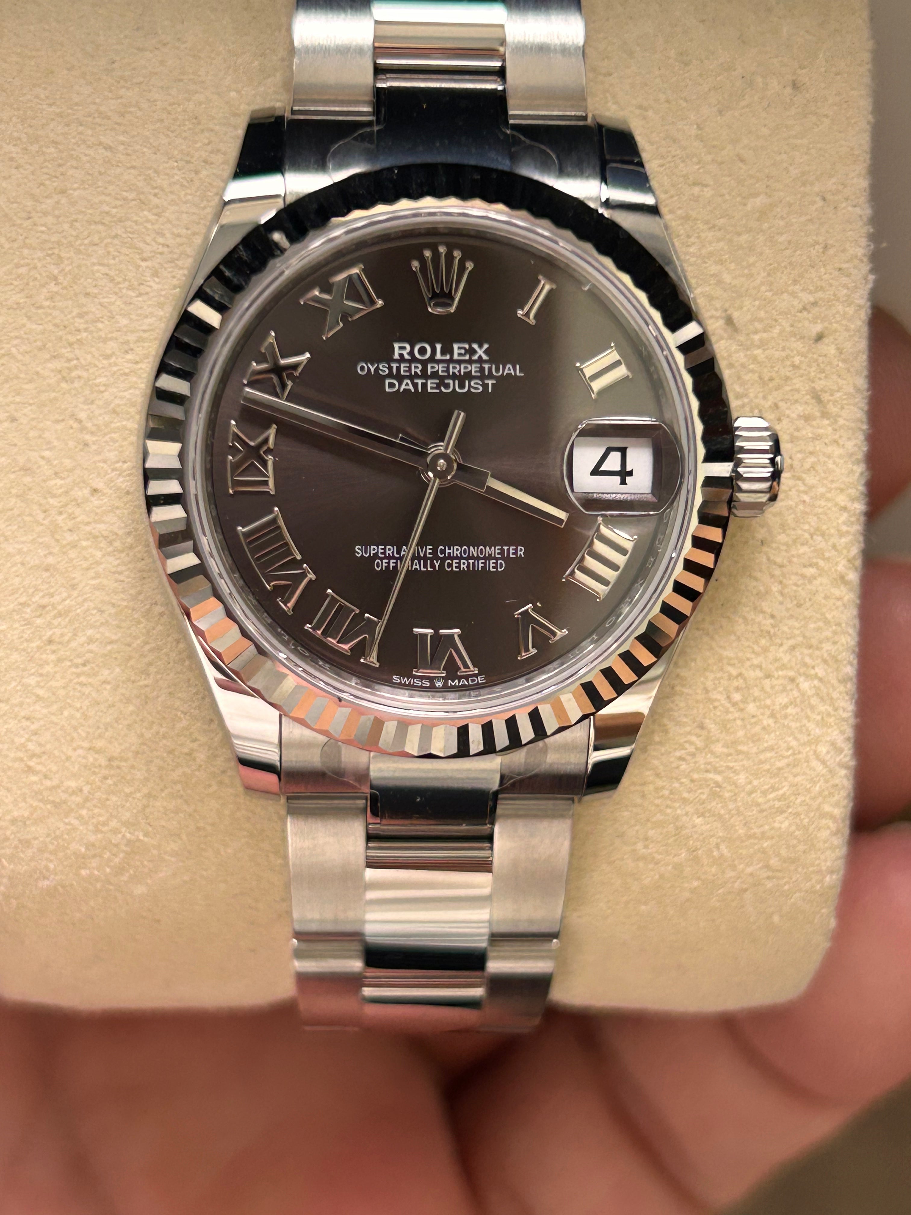 Rolex Datejust 31 278274 Dark Grey Roman Oyster 2025
