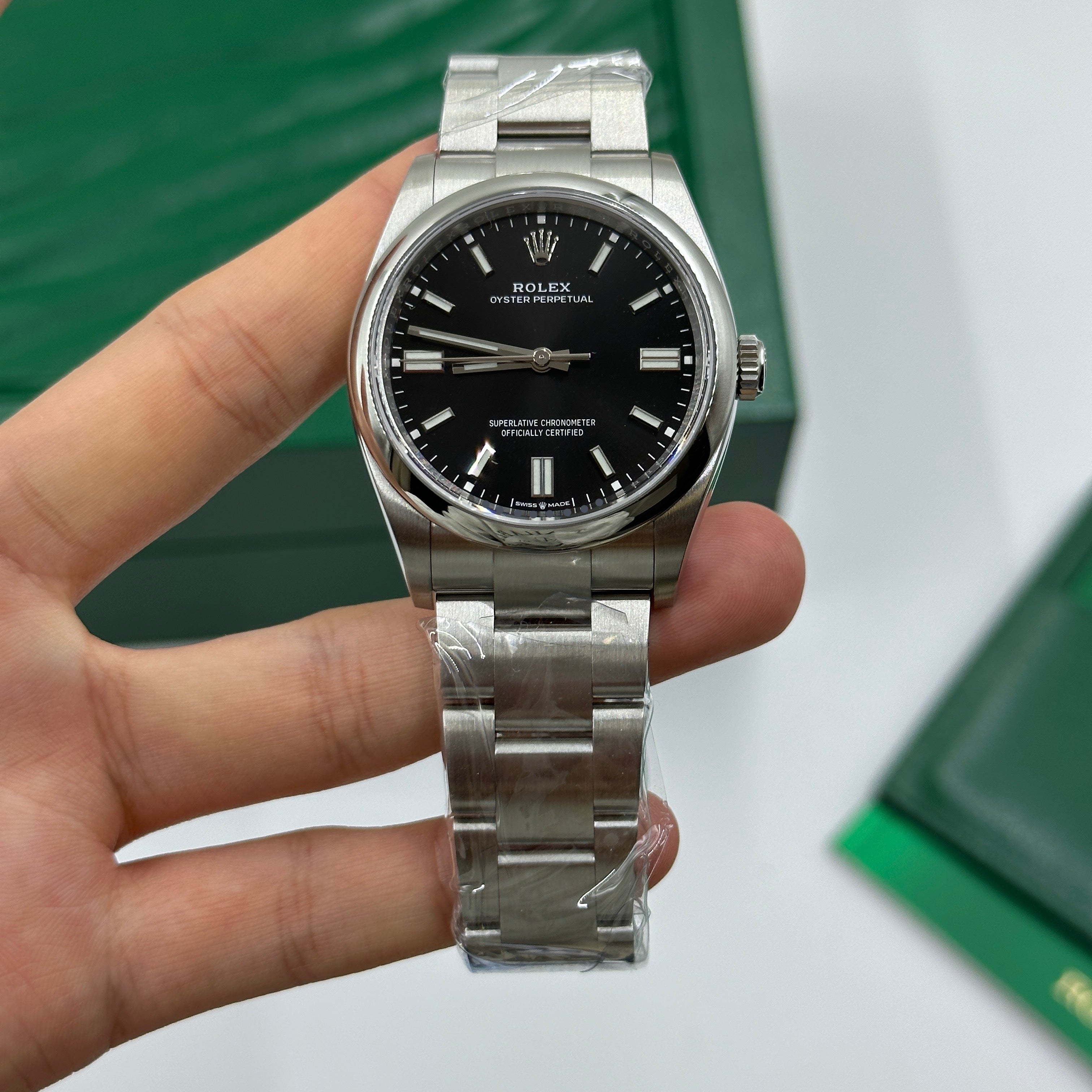 Rolex Oyster Perpetual 36 126000 Black Index 2025