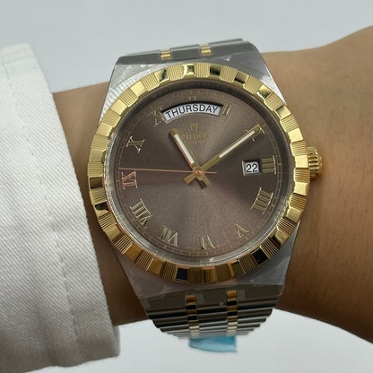 Tudor 28603-0007 Royal Day-Date 41 Stainless Stee