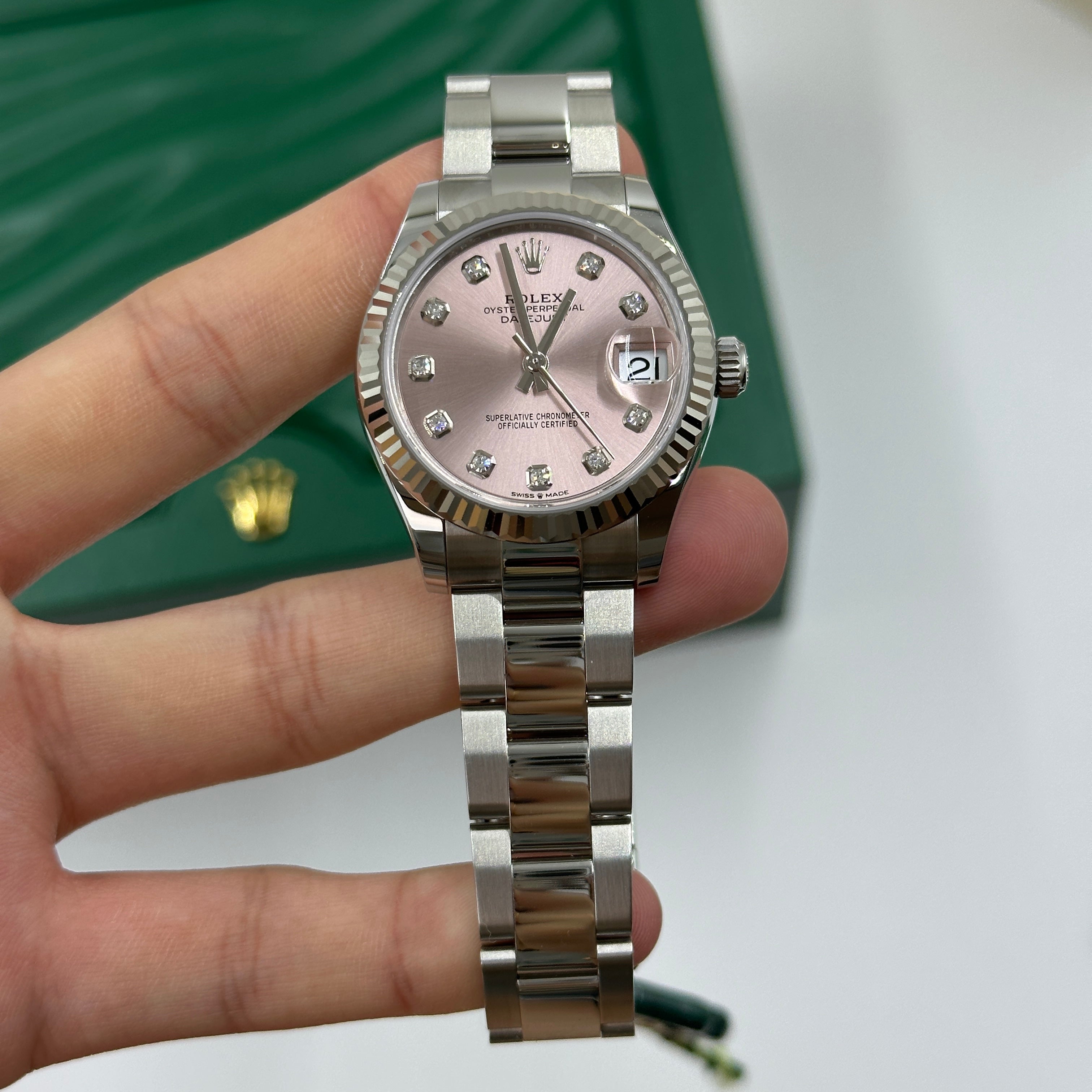 Rolex Datejust 31 278274G Pink Oyster 2025