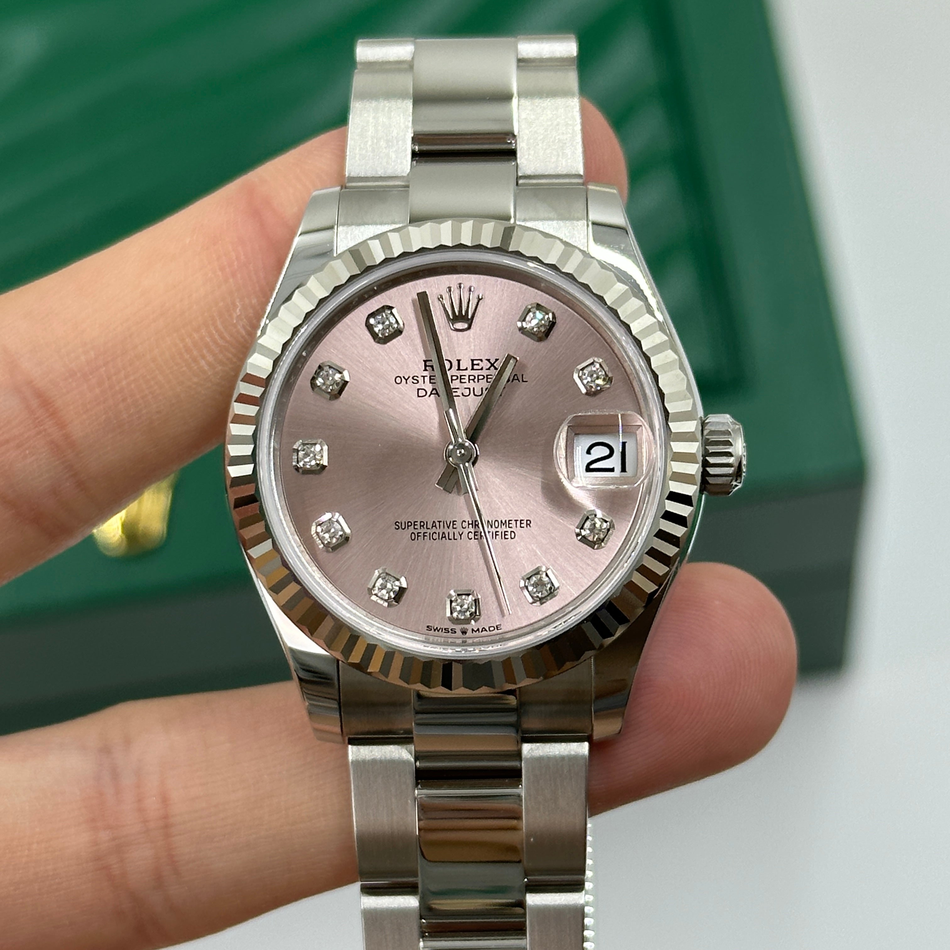 Rolex Datejust 31 278274G Pink Oyster 2025