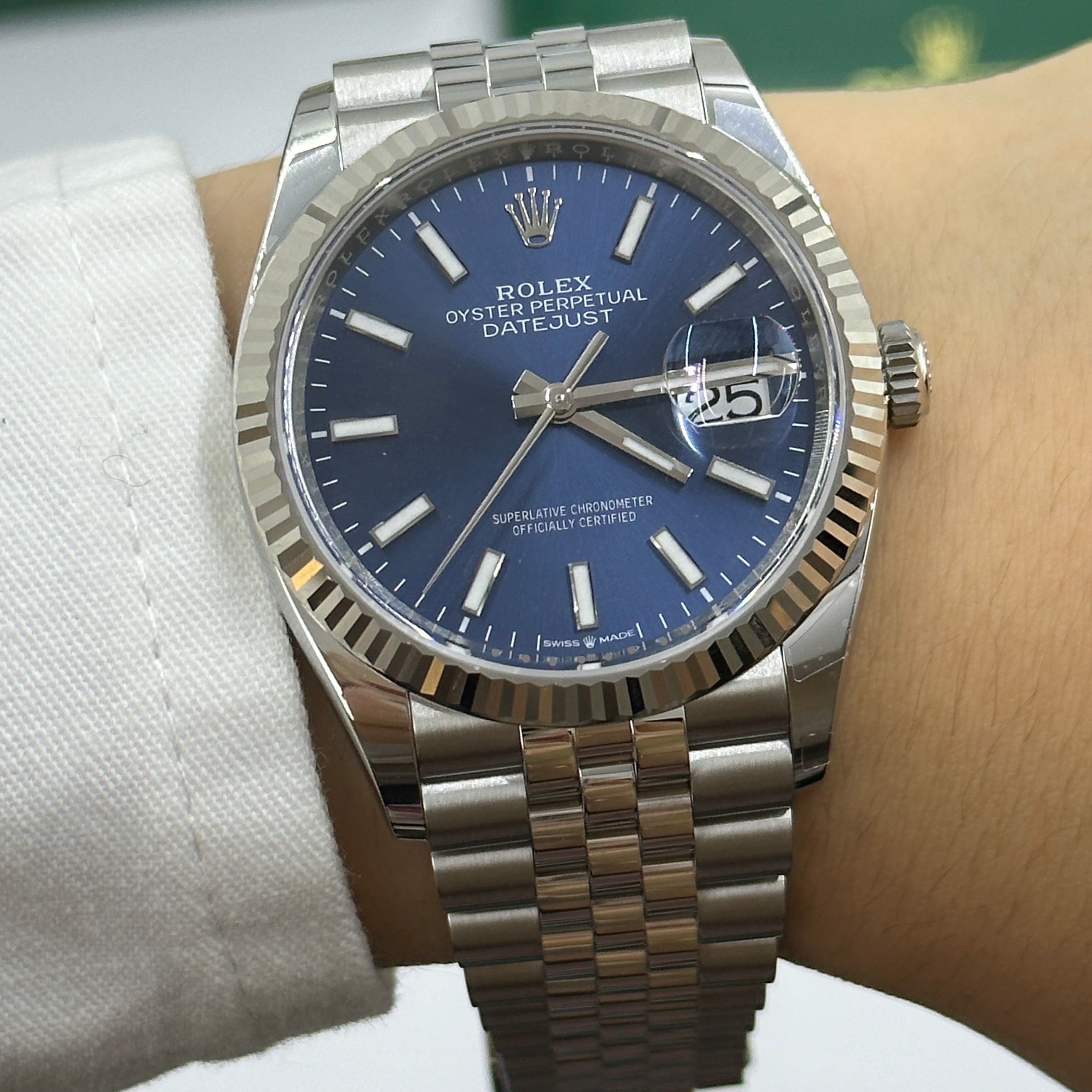 Rolex Datejust 36 126234 Blue Index Jubilee 2025