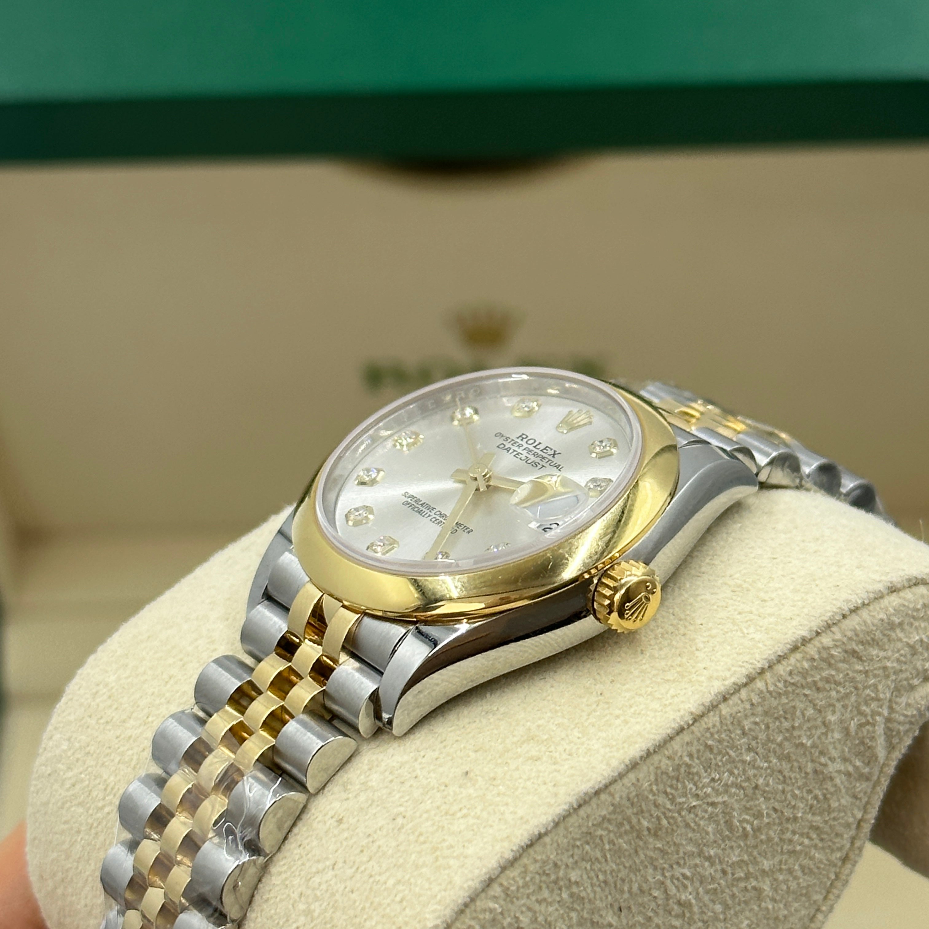 Rolex Datejust 31 278243G Silver Diamond Jubilee