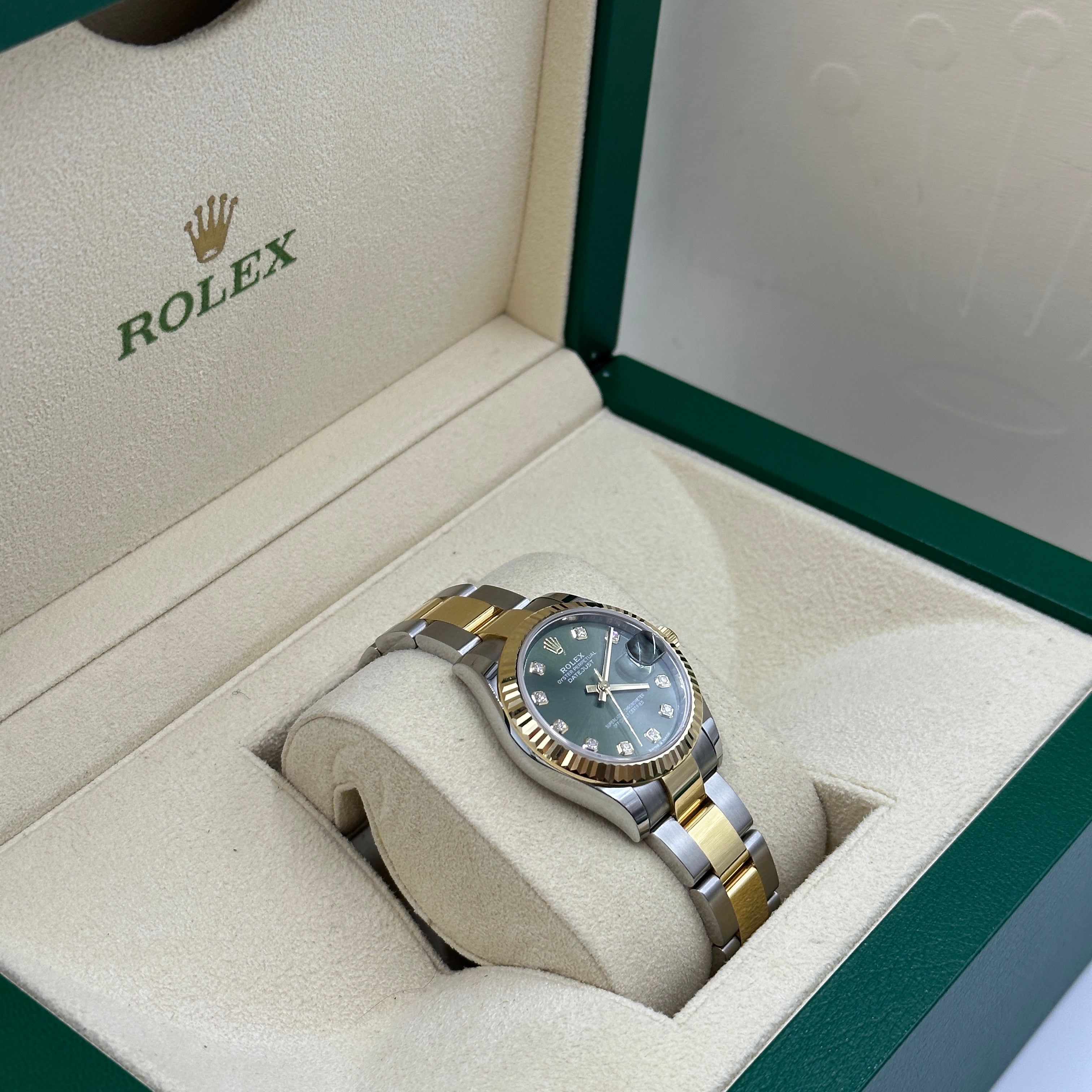 Rolex Datejust 31 278273G Green Oyster 2024