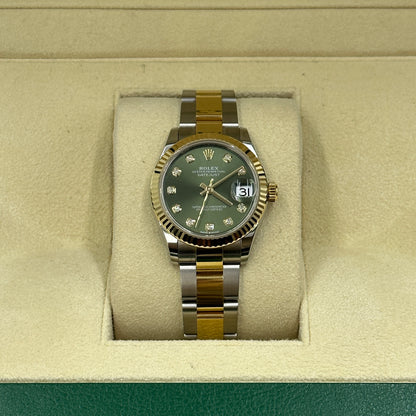 Rolex Datejust 31 278273G Green Oyster 2025