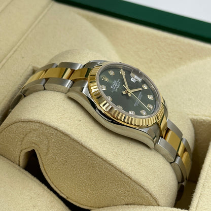 Rolex Datejust 31 278273G Green Oyster 2024