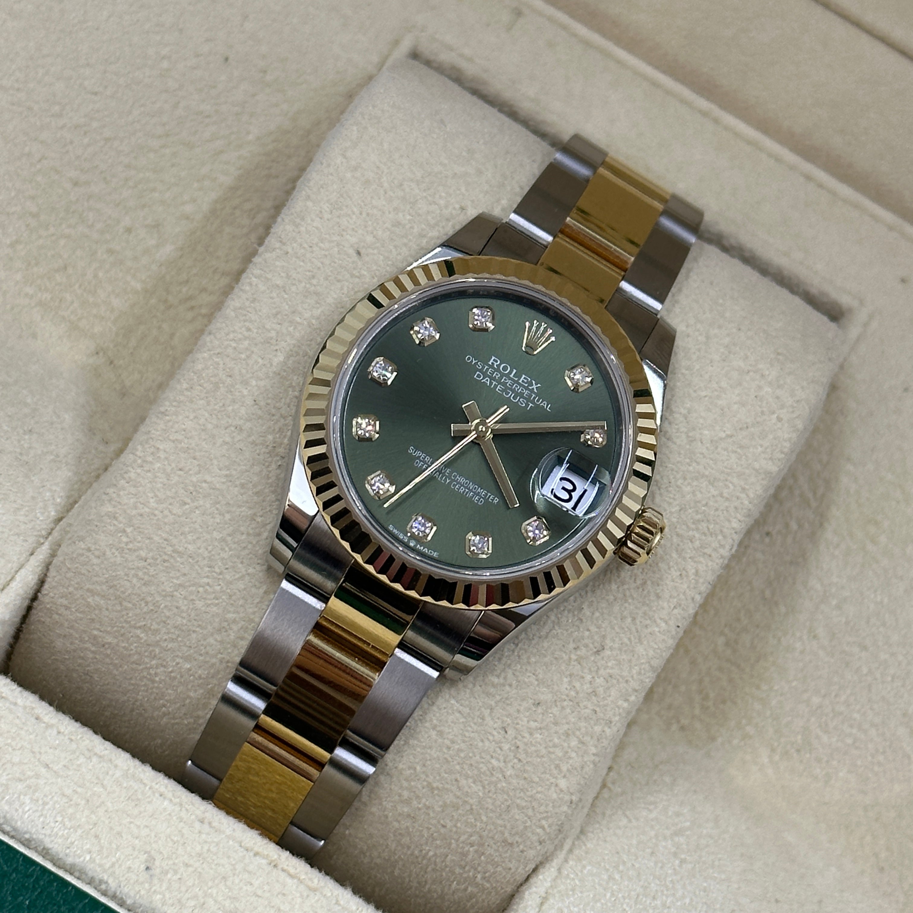 Rolex Datejust 31 278273G Green Oyster 2024