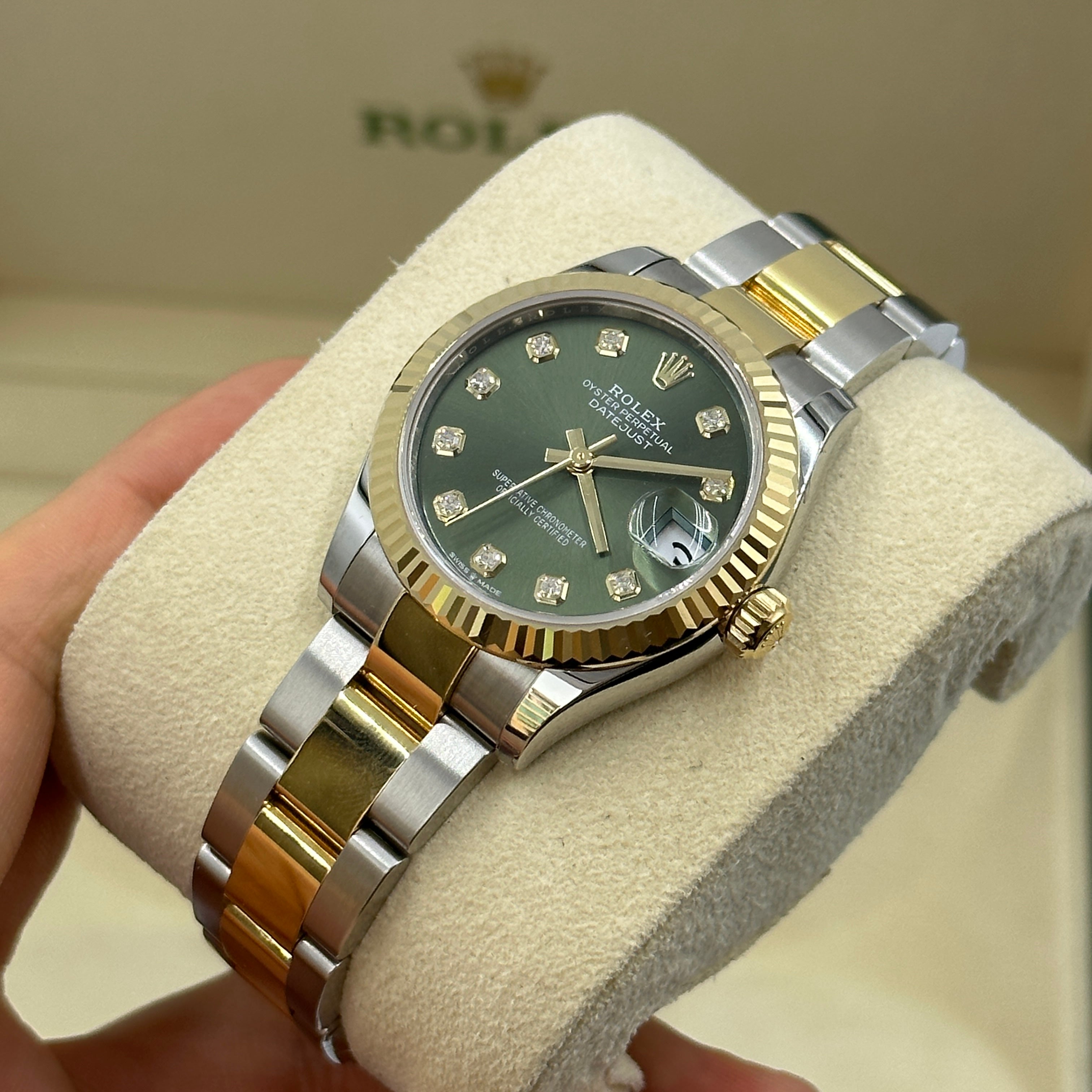 Rolex Datejust 31 278273G Green Oyster 2024