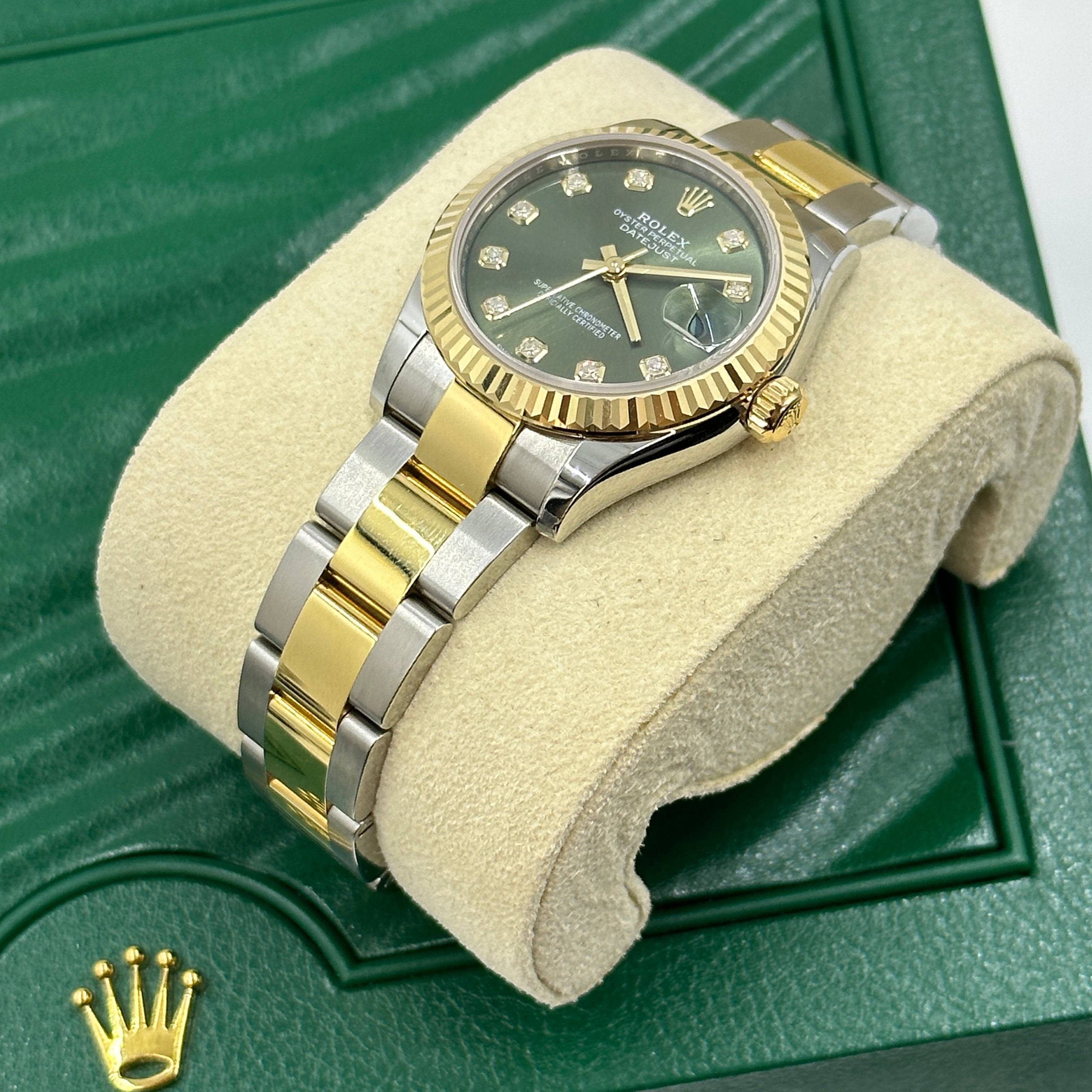 Rolex Datejust 31 278273G Green Oyster 2024