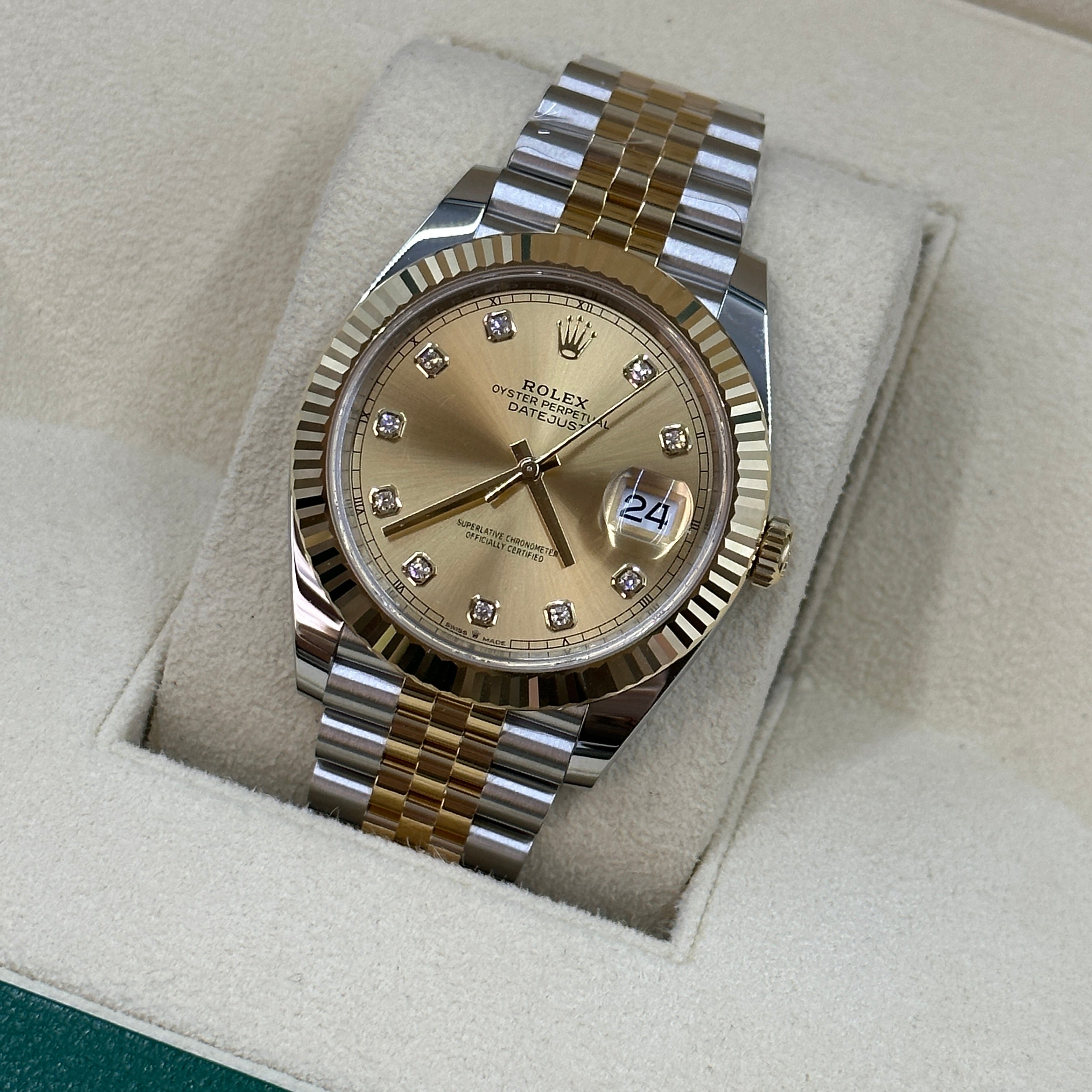 Rolex Datejust 41 126333G Champ Jubilee 2024