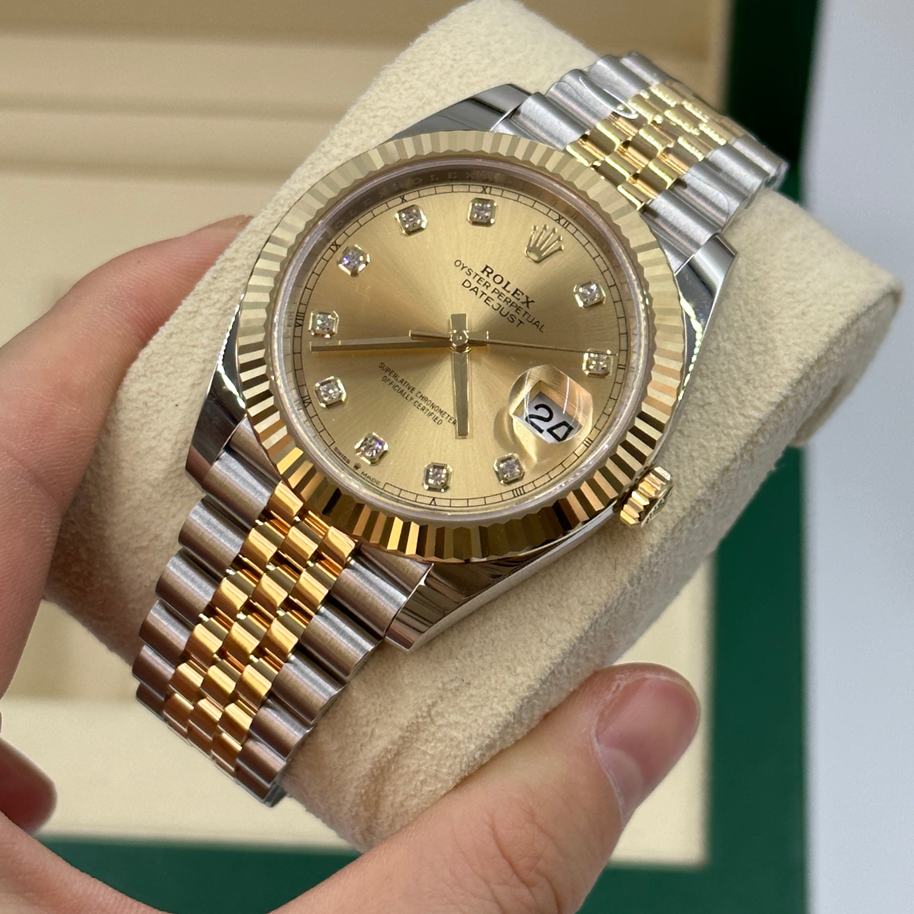 Rolex Datejust 41 126333G Champ Jubilee 2024
