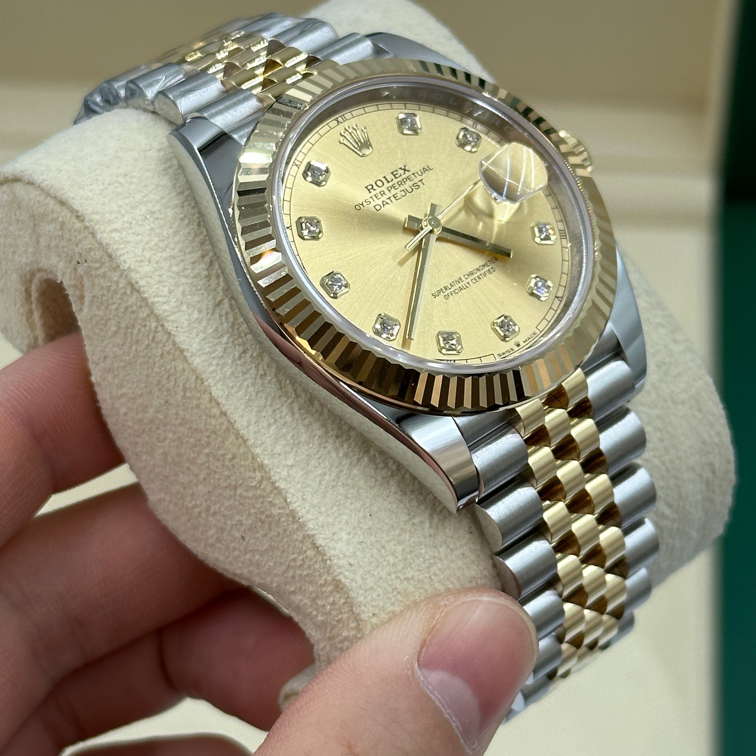 Rolex Datejust 41 126333G Champ Jubilee 2024