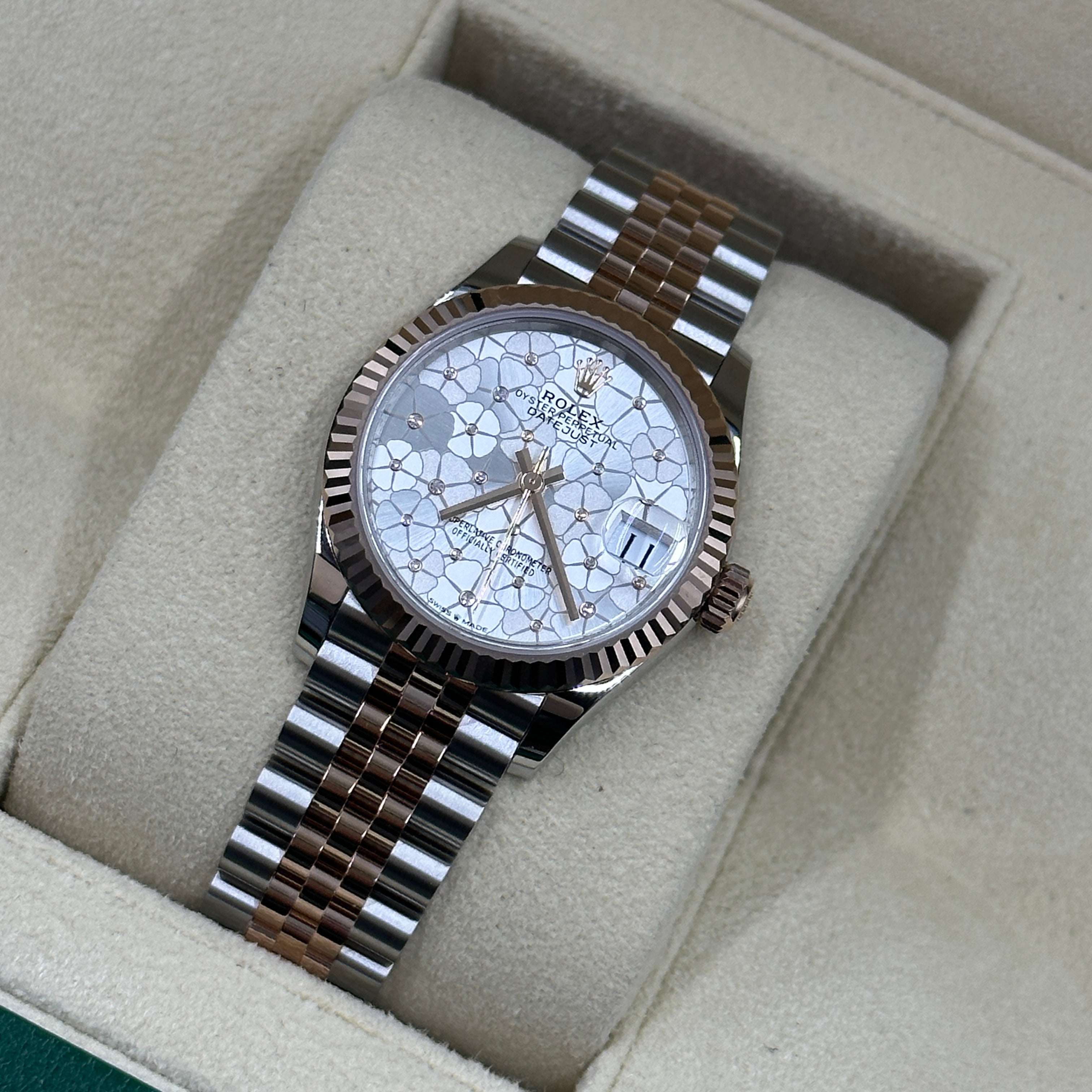 Rolex Datejust 31 278271 Silver Floral Jubilee 2024