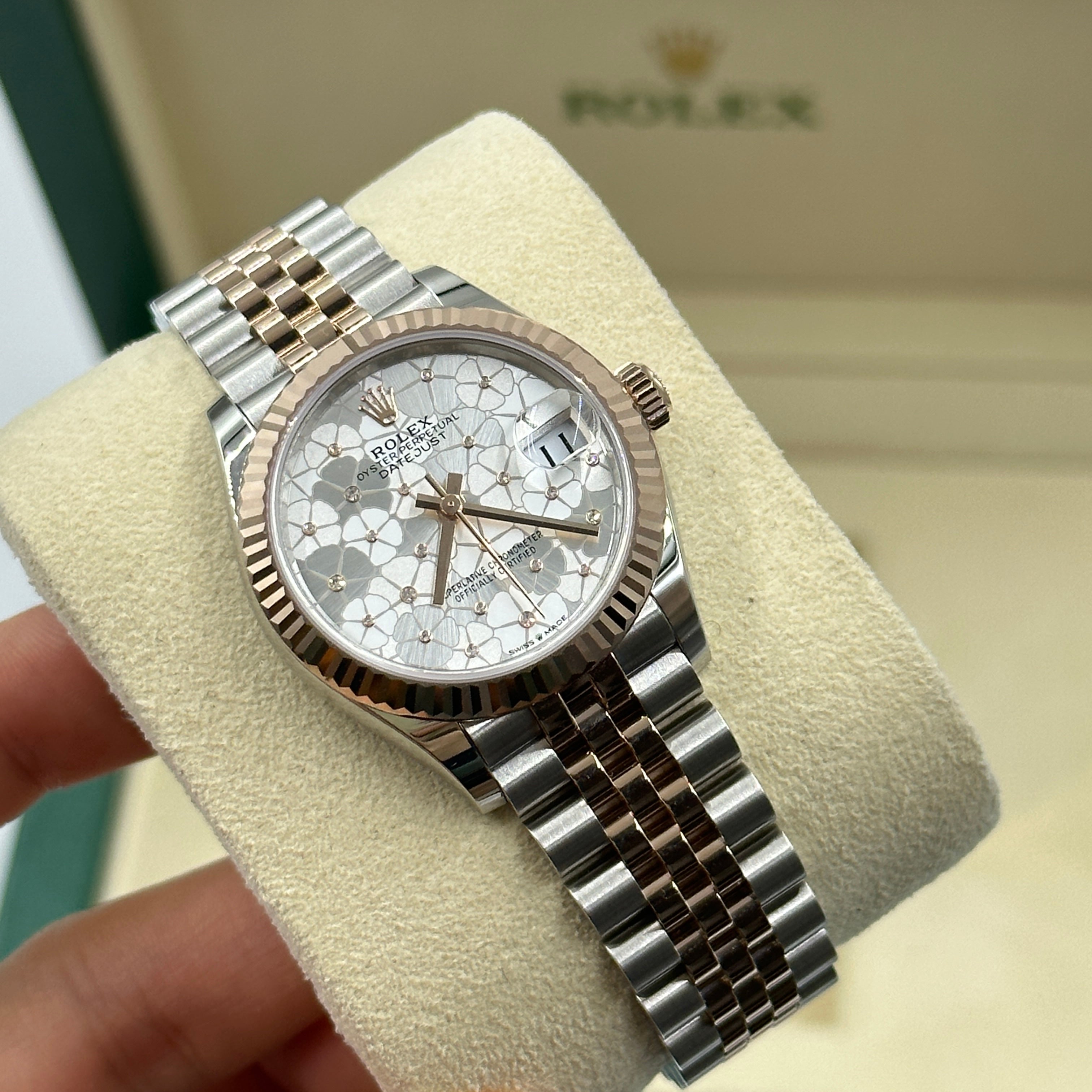 Rolex Datejust 31 278271 Silver Floral Jubilee 2024