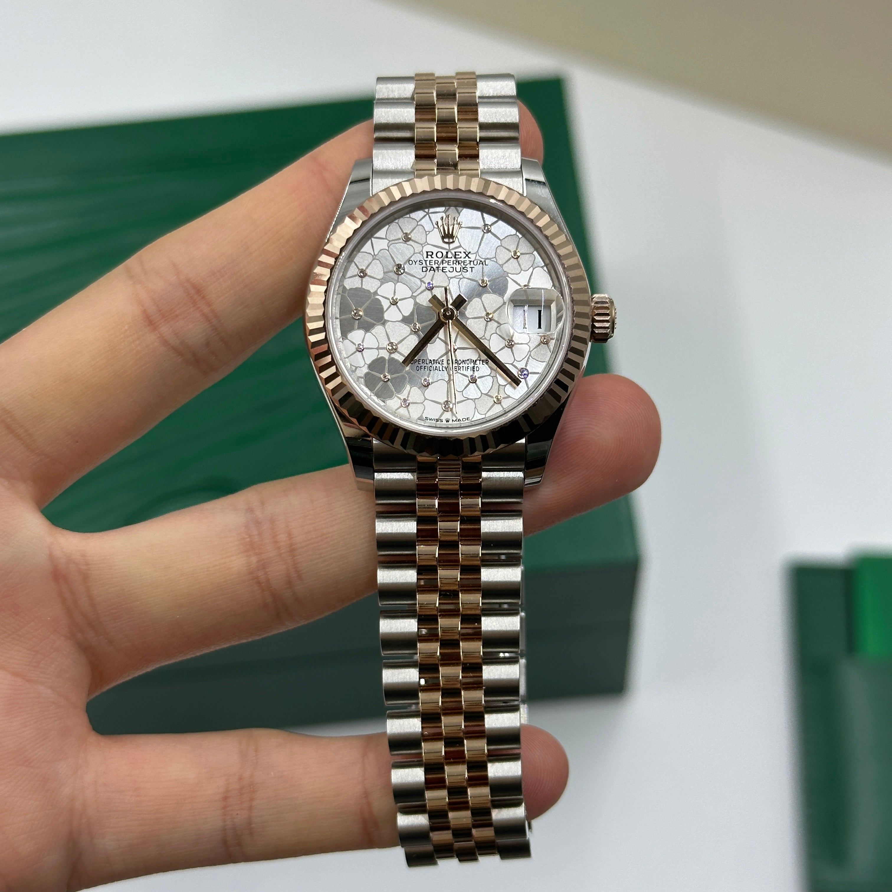 Rolex Datejust 31 278271 Silver Floral Jubilee 2024