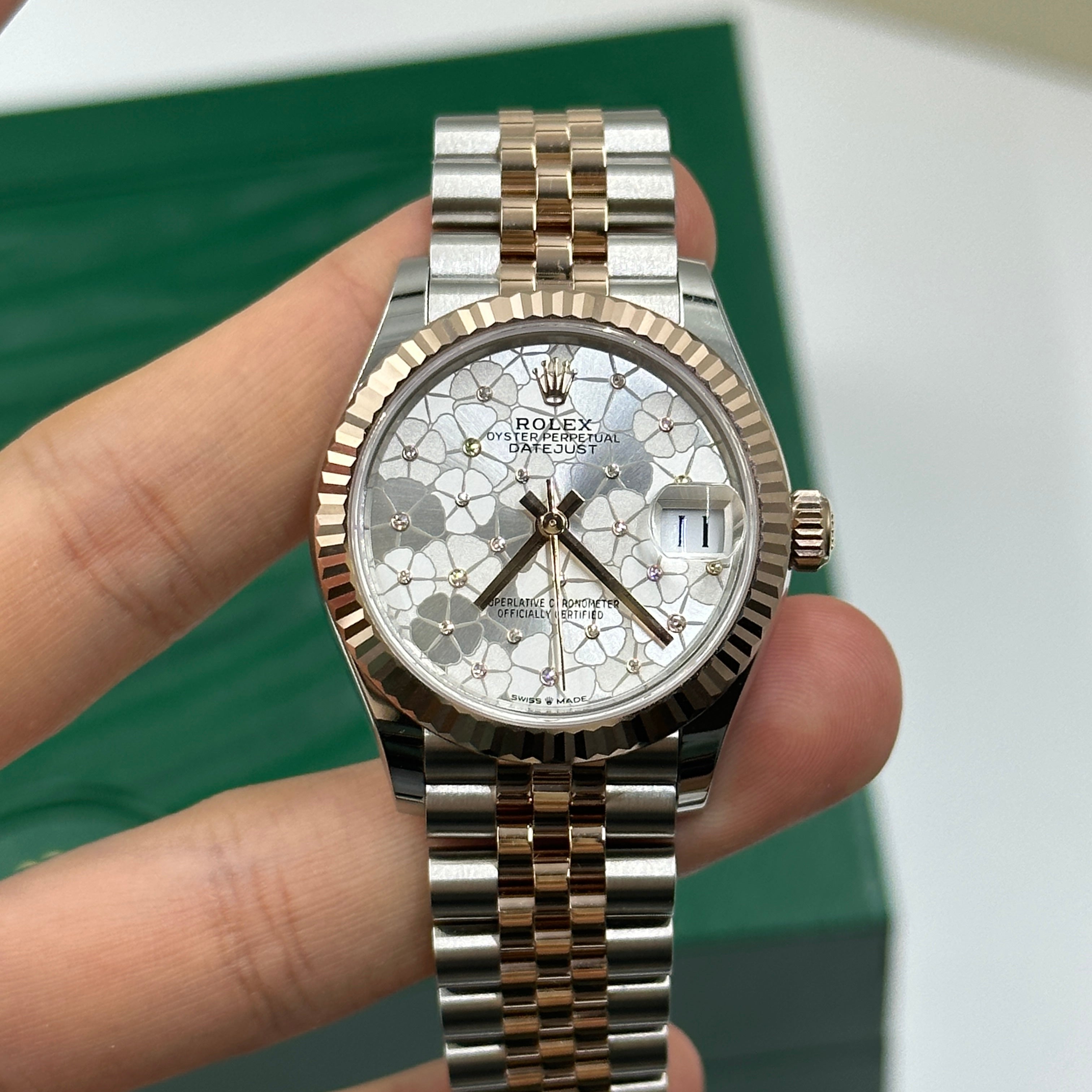 Rolex Datejust 31 278271 Silver Floral Jubilee 2024