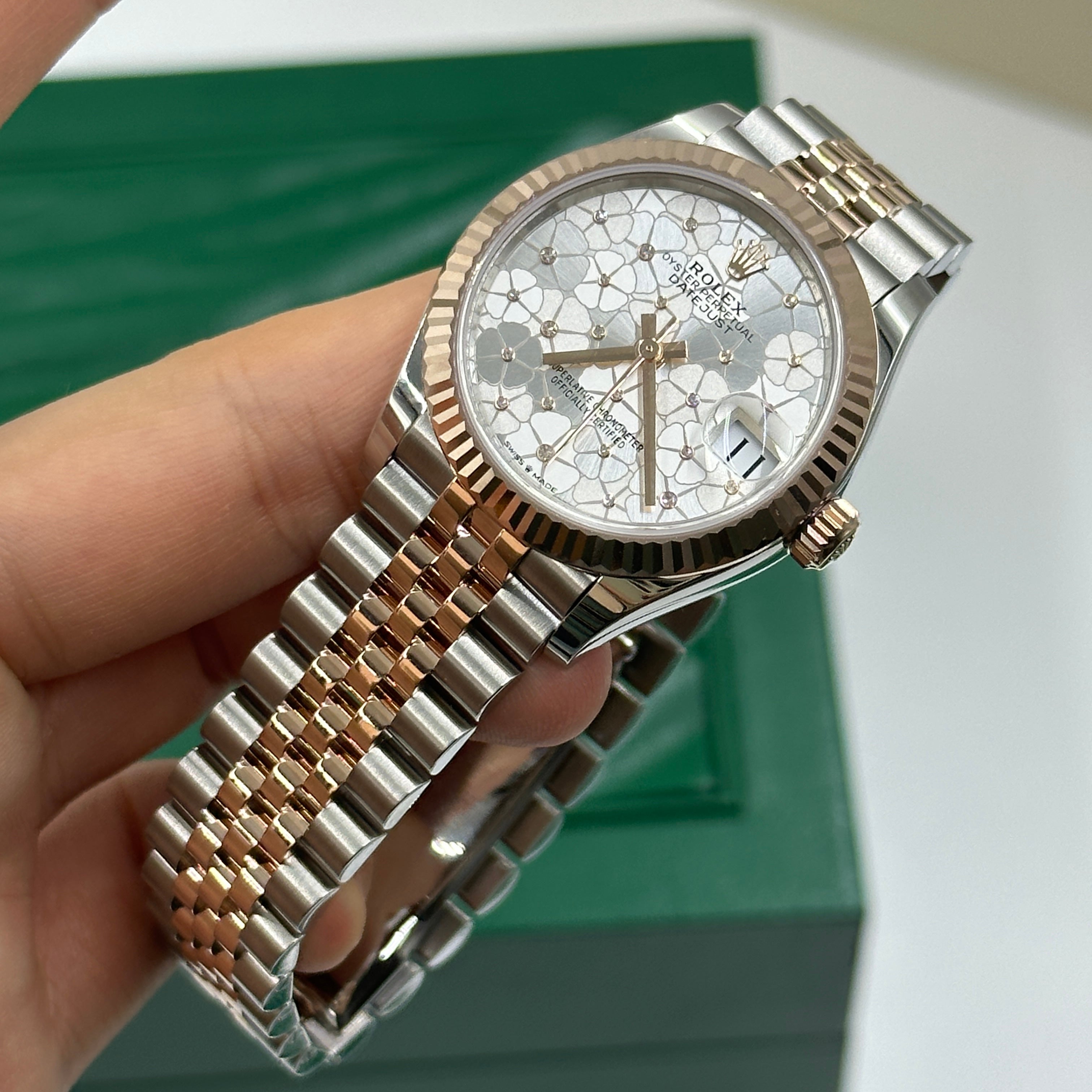 Rolex Datejust 31 278271 Silver Floral Jubilee 2024