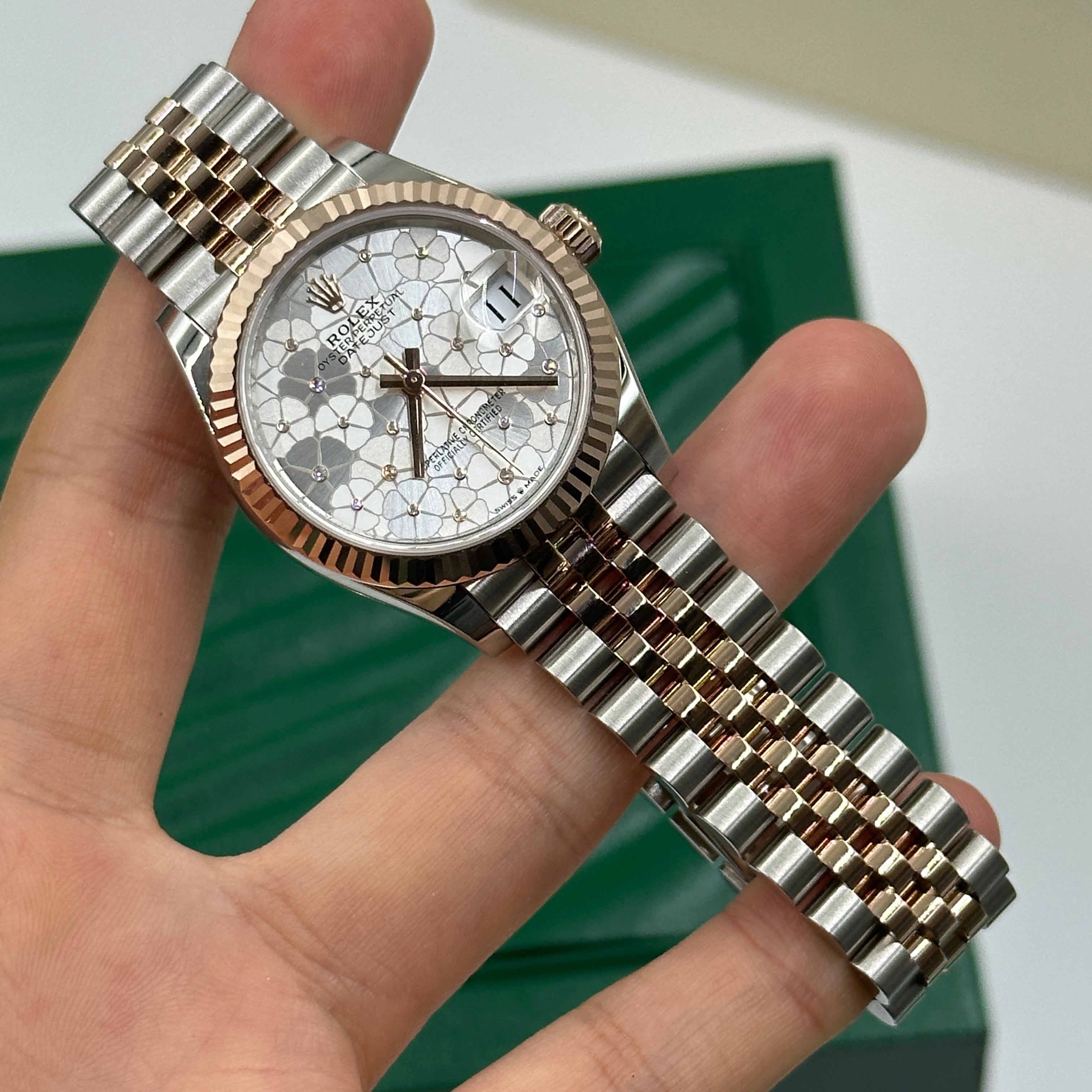 Rolex Datejust 31 278271 Silver Floral Jubilee 2024