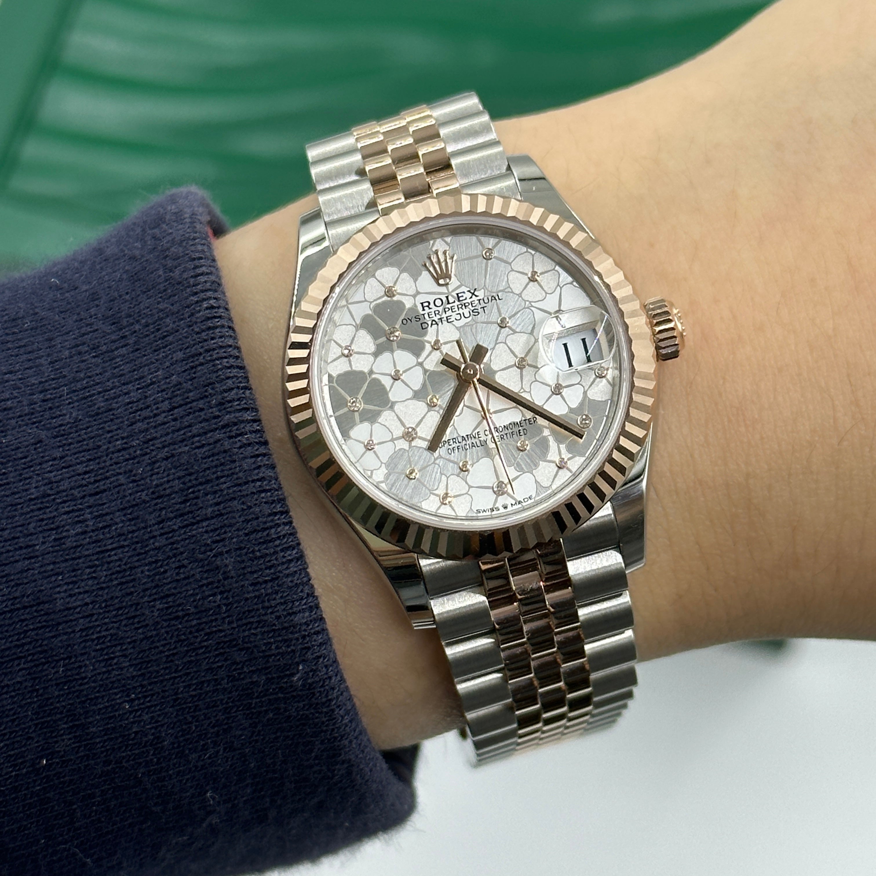 Rolex Datejust 31 278271 Silver Floral Jubilee 2024