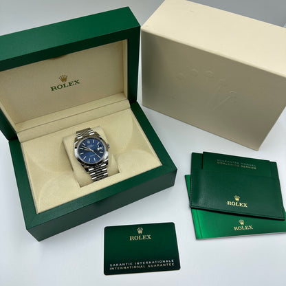 Rolex Datejust 41 126300 Blue Index Jubilee 2026