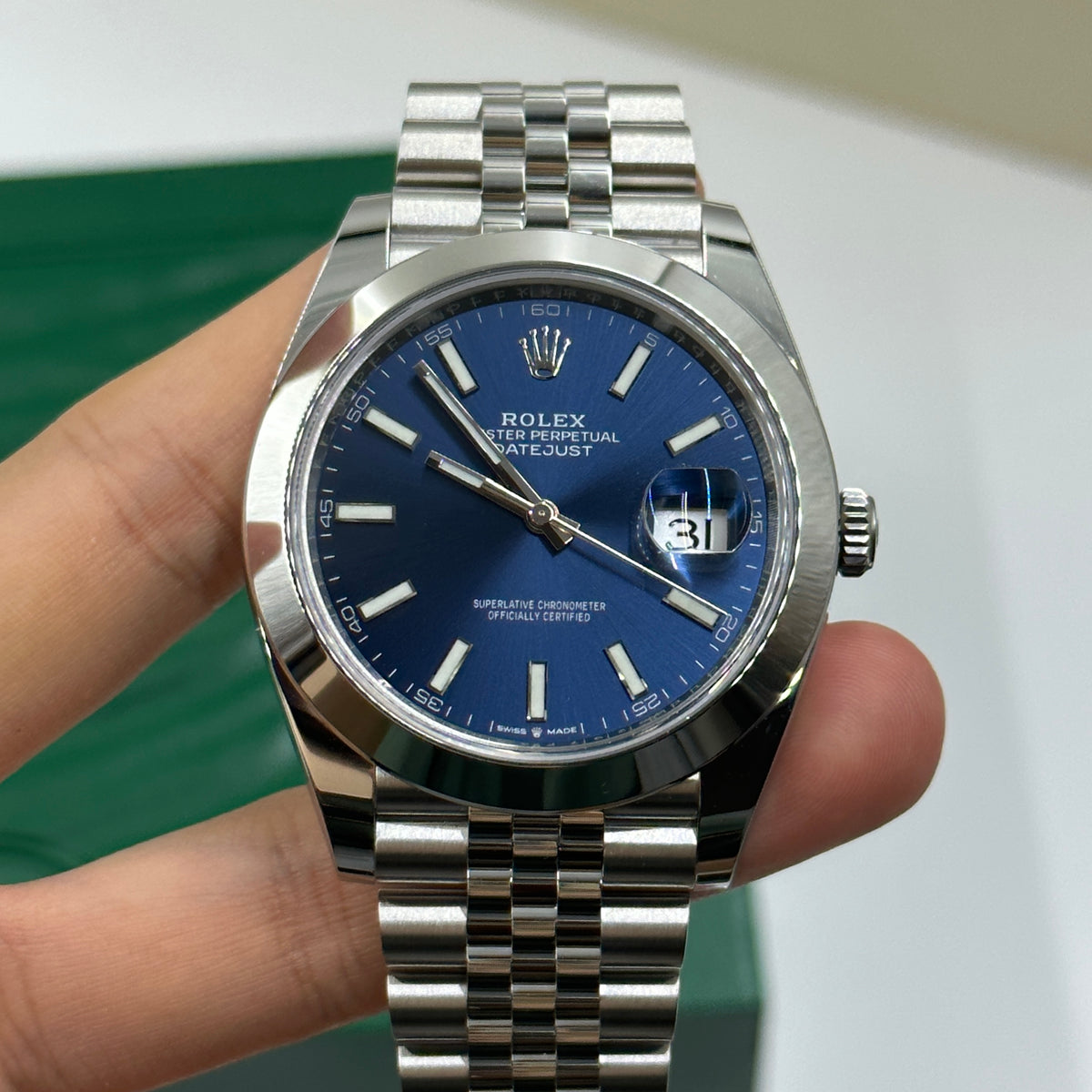 Rolex Datejust 41 126300 Blue Index Jubilee 2026