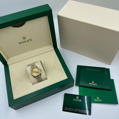 Rolex Datejust 31 278273G Champagne Jubilee 2026