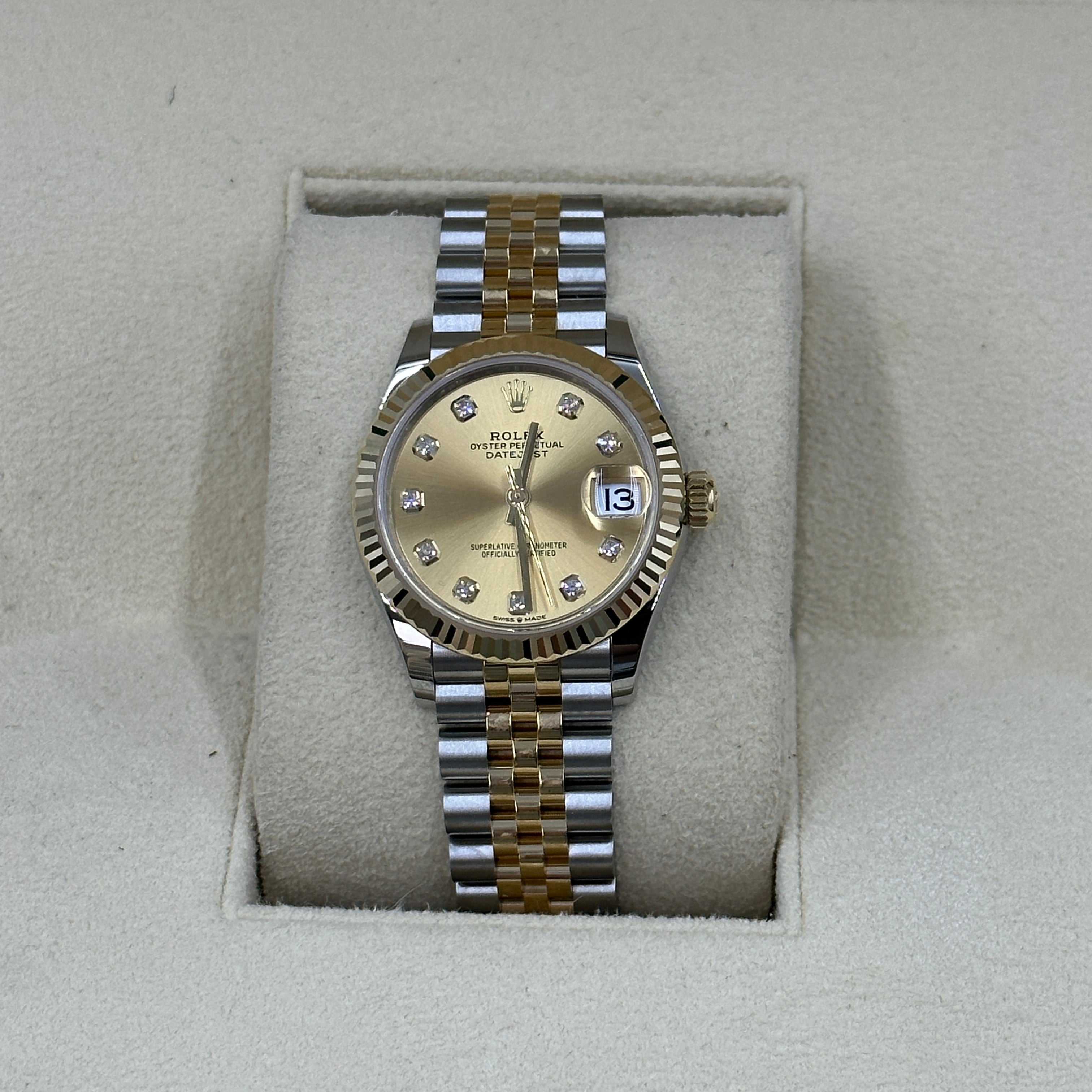 Rolex Datejust 31 278273g Champagne Diamond Jubilee 2025