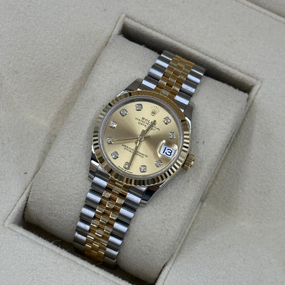 Rolex Datejust 31 278273G Champagne Jubilee 2026