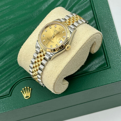 Rolex Datejust 31 278273G Champagne Jubilee 2026