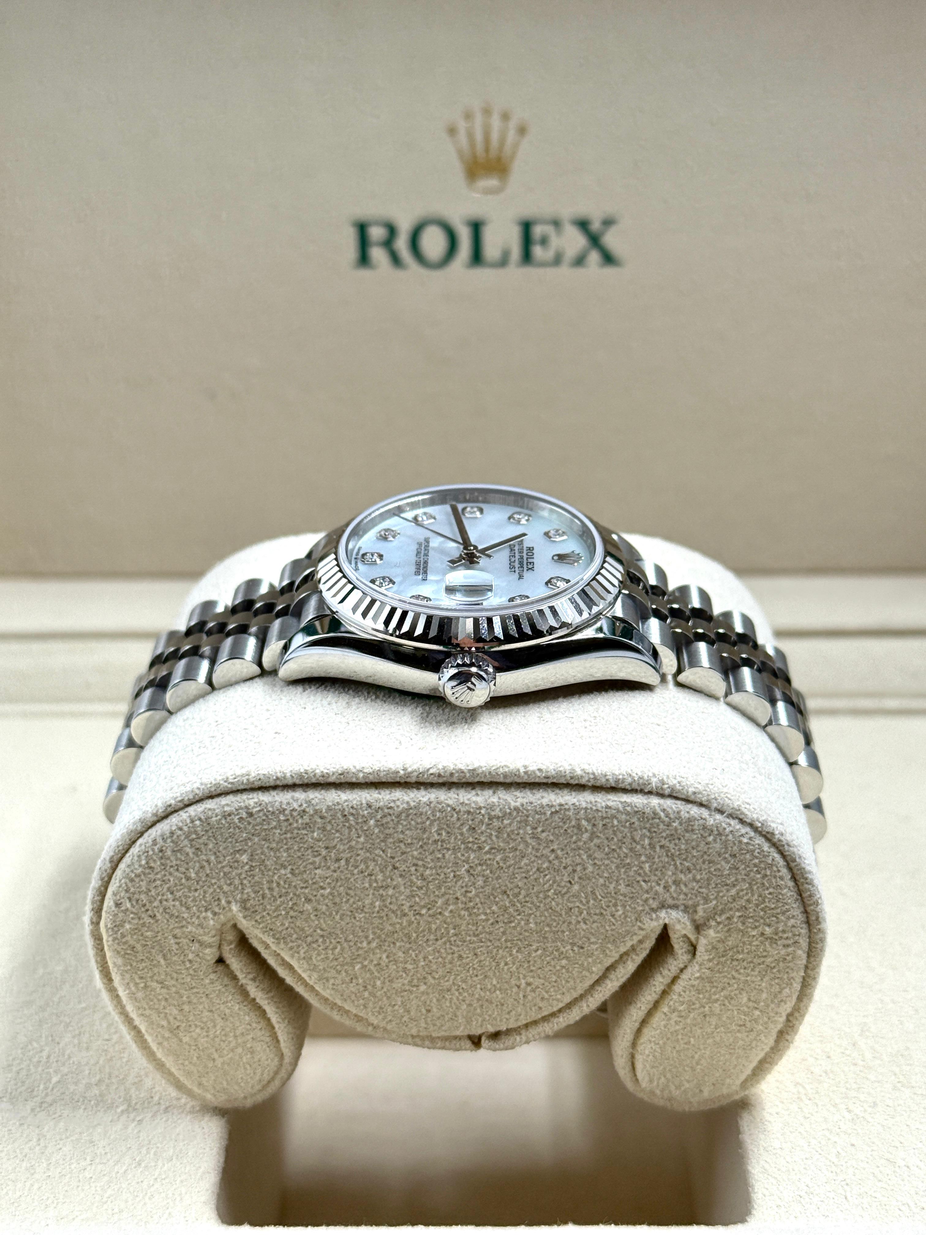 Rolex Datejust 31 278274NG White Jubilee 2026