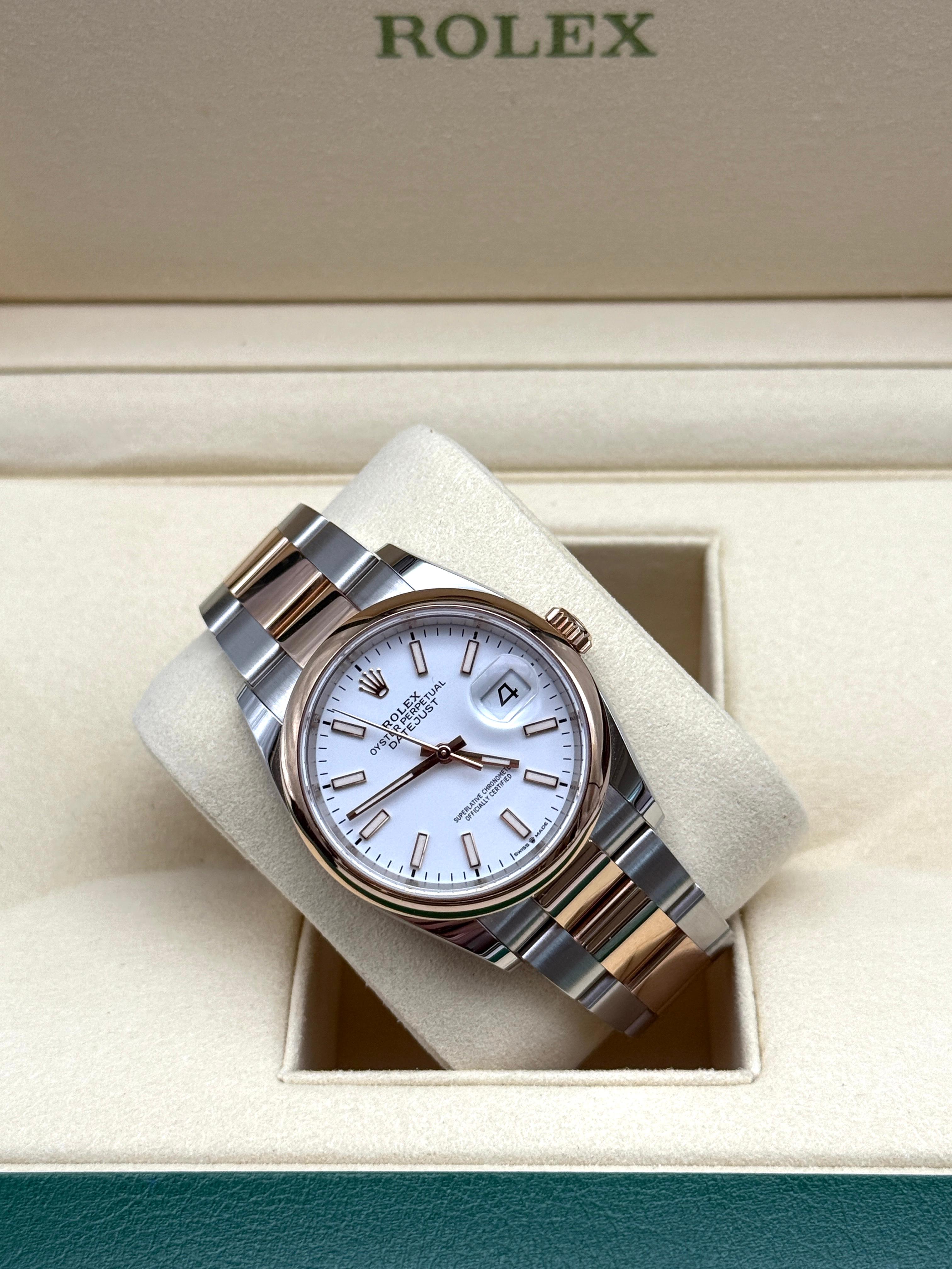 Rolex Datejust 36mm 126201 White Index OYS