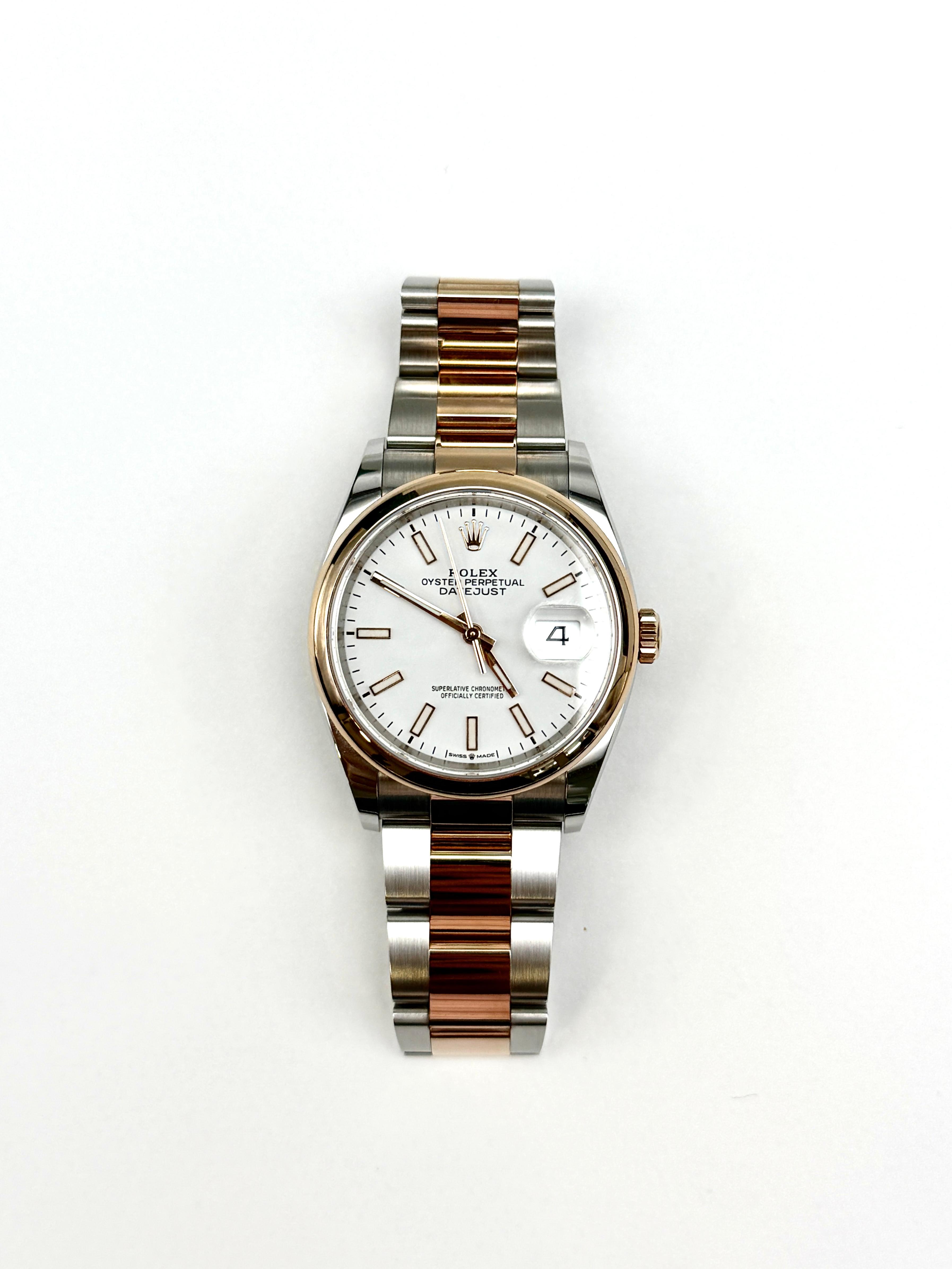 Rolex Datejust 36mm 126201 White Index OYS