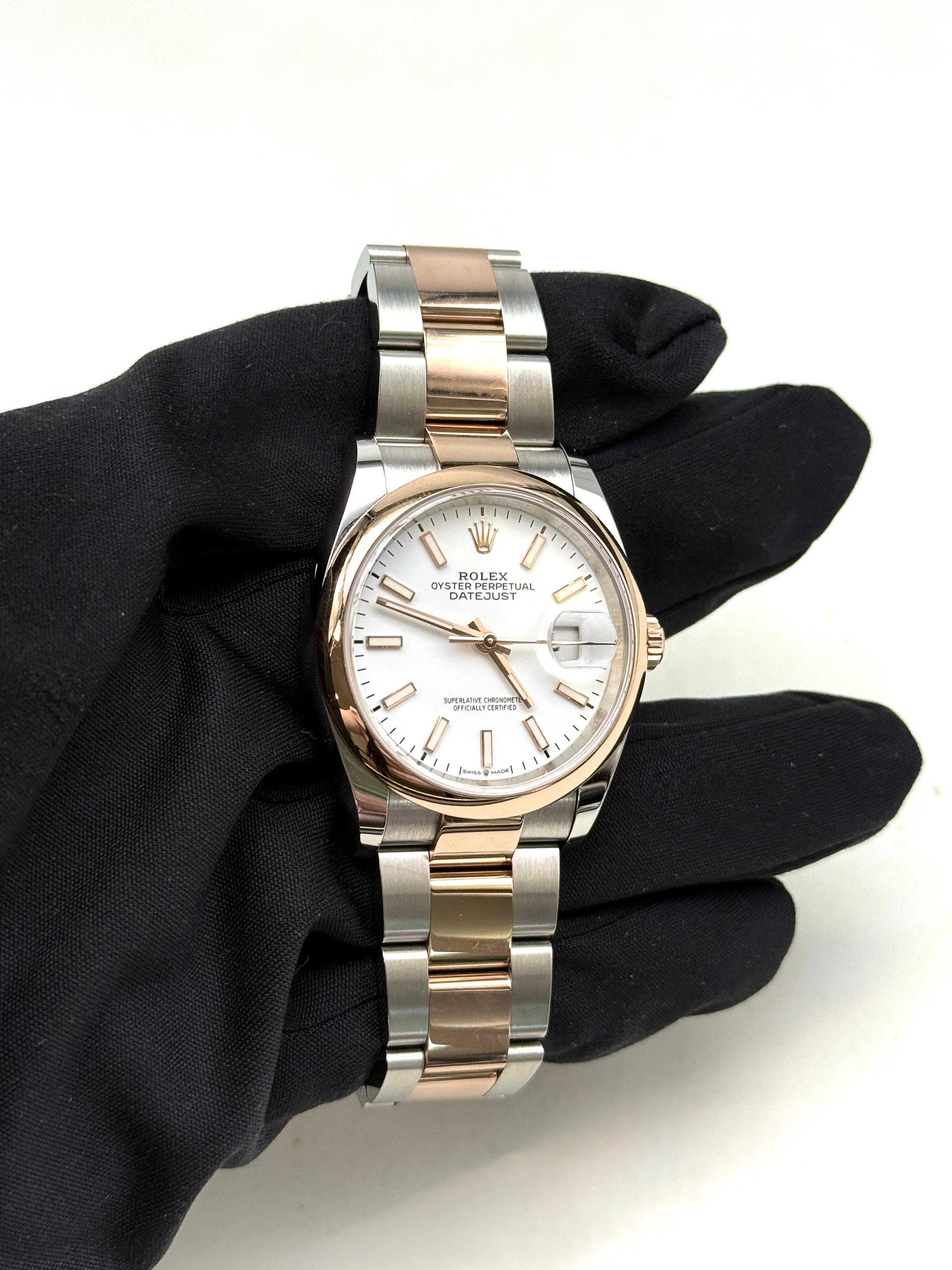 Rolex Datejust 36mm 126201 White Index OYS