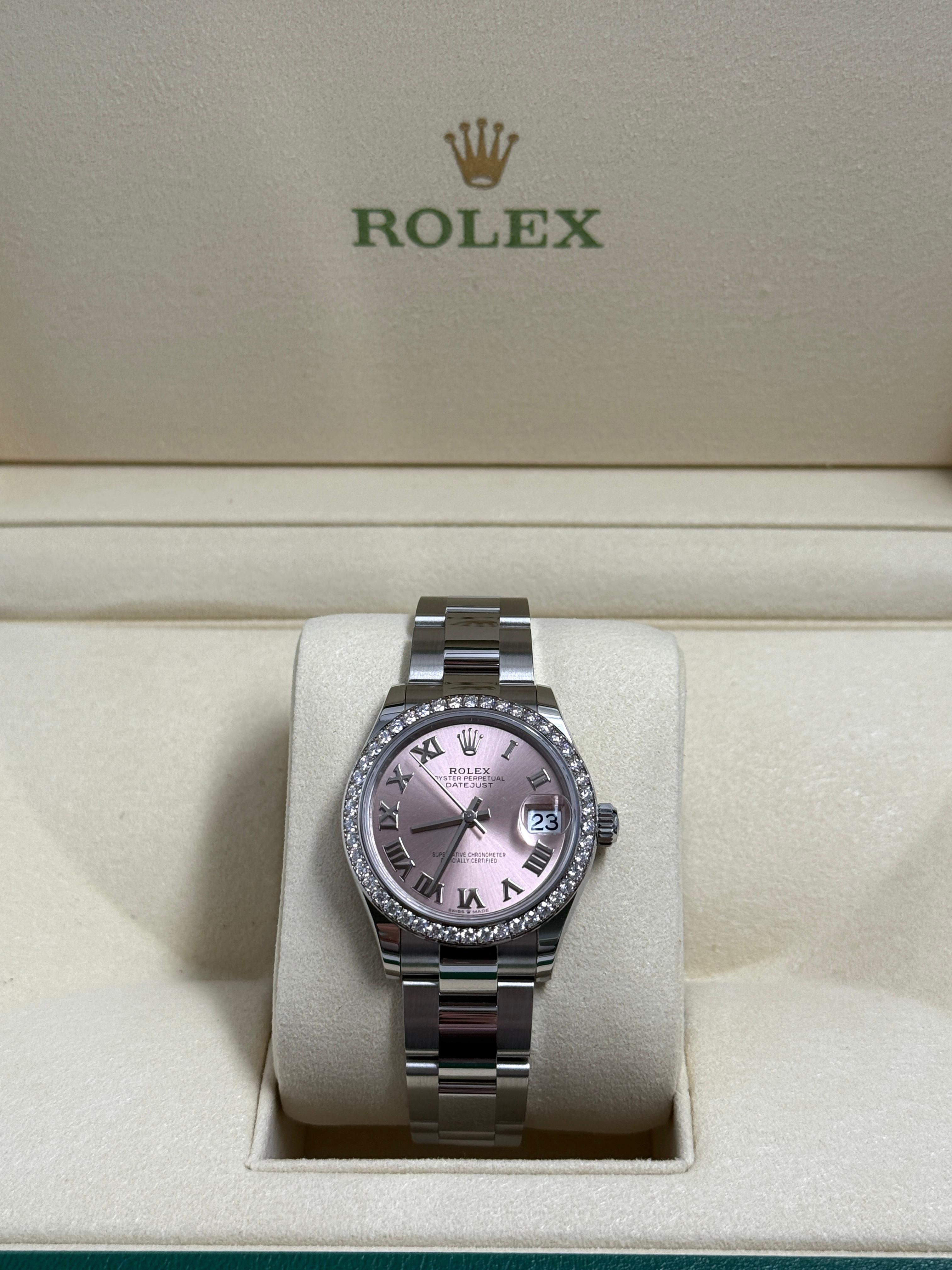 Rolex Datejust 31MM 278384RBR PINK ROMAN OYS