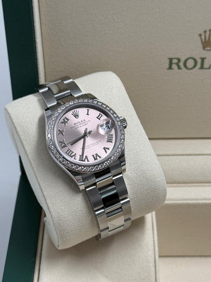 Rolex Datejust 31MM 278384RBR PINK ROMAN OYS