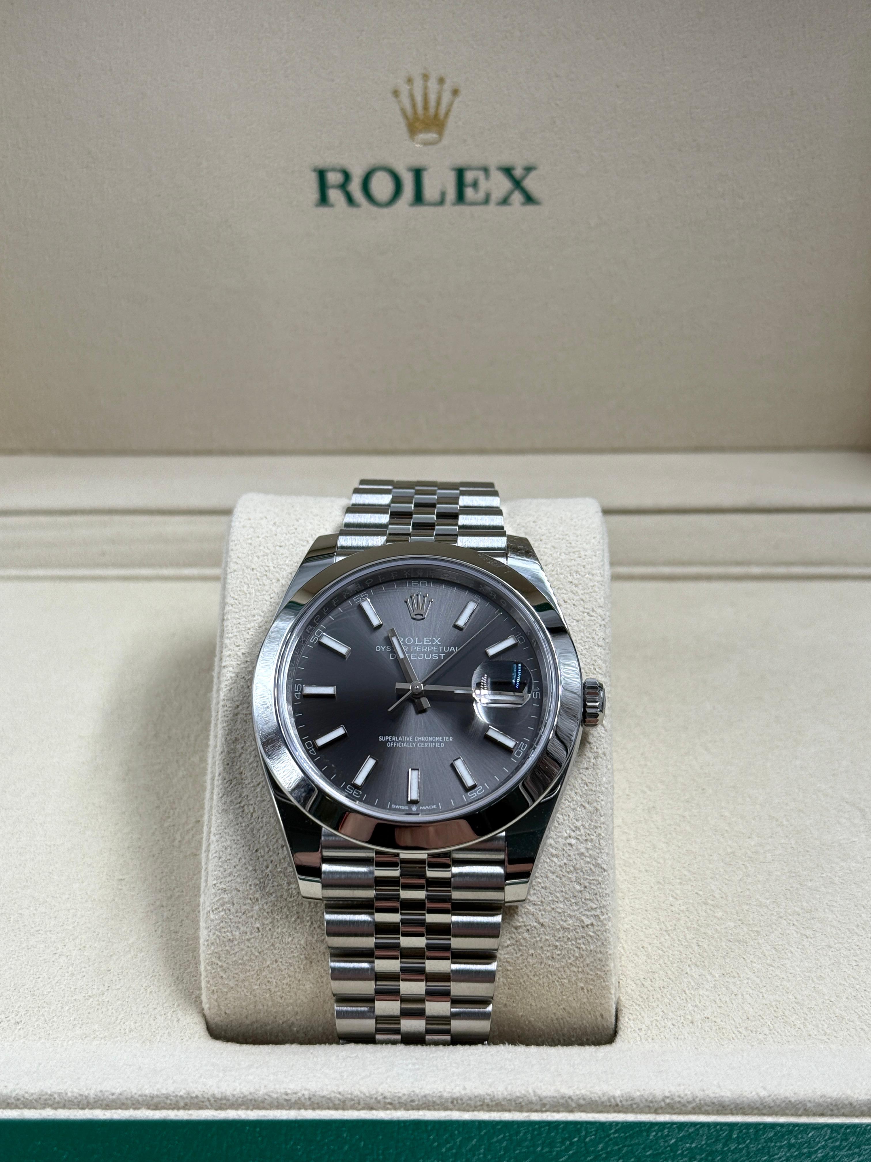 Rolex Datejust 41 126300 Black Index Jubilee 2025