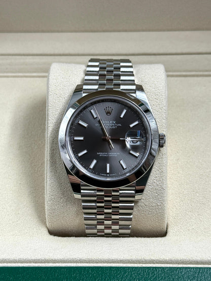 Rolex Datejust 41 126300 Black Index Jubilee 2025