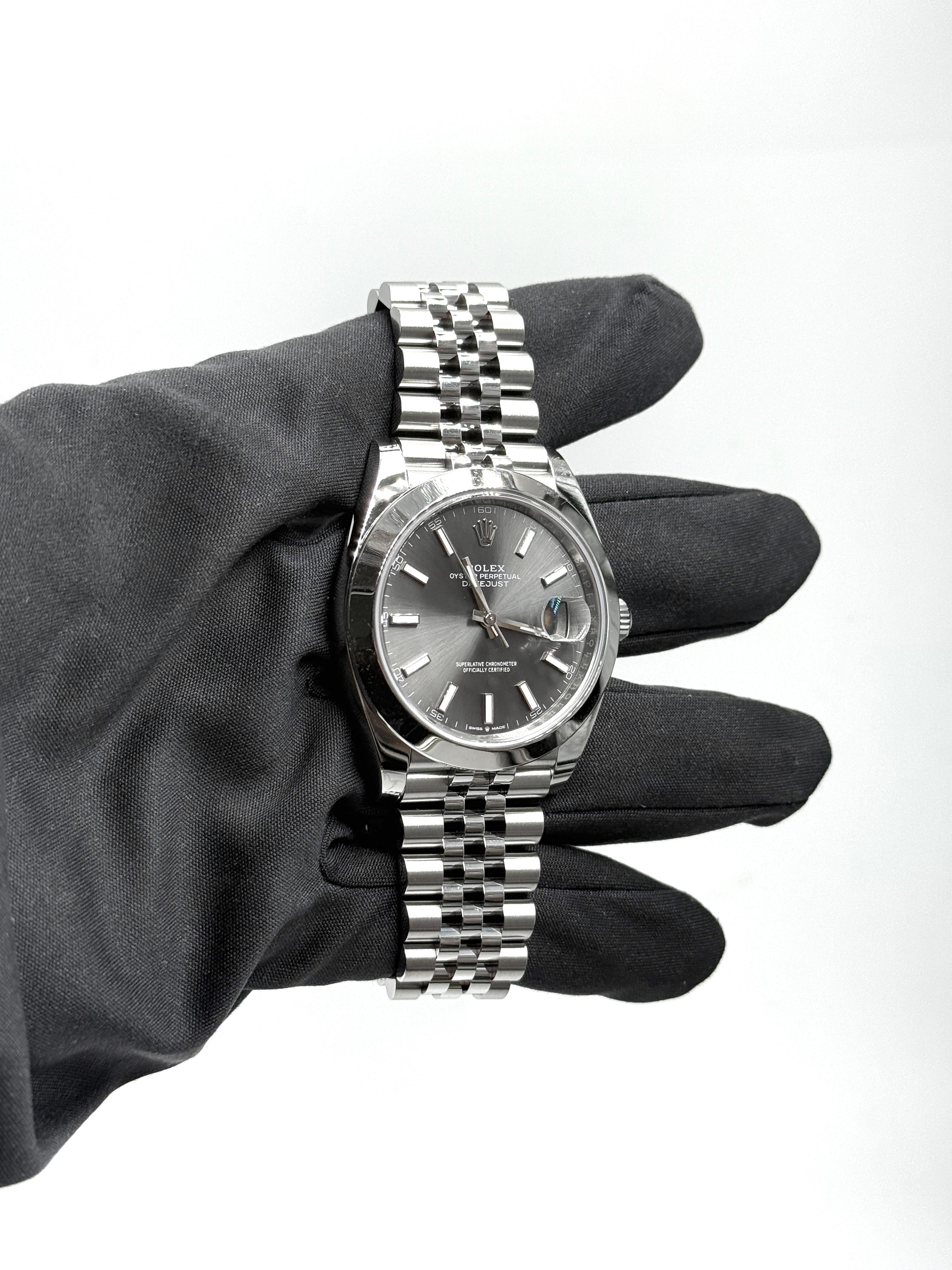 Rolex Datejust 41 126300 Black Index Jubilee 2025