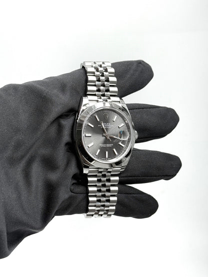 Rolex Datejust 41 126300 Black Index Jubilee 2025