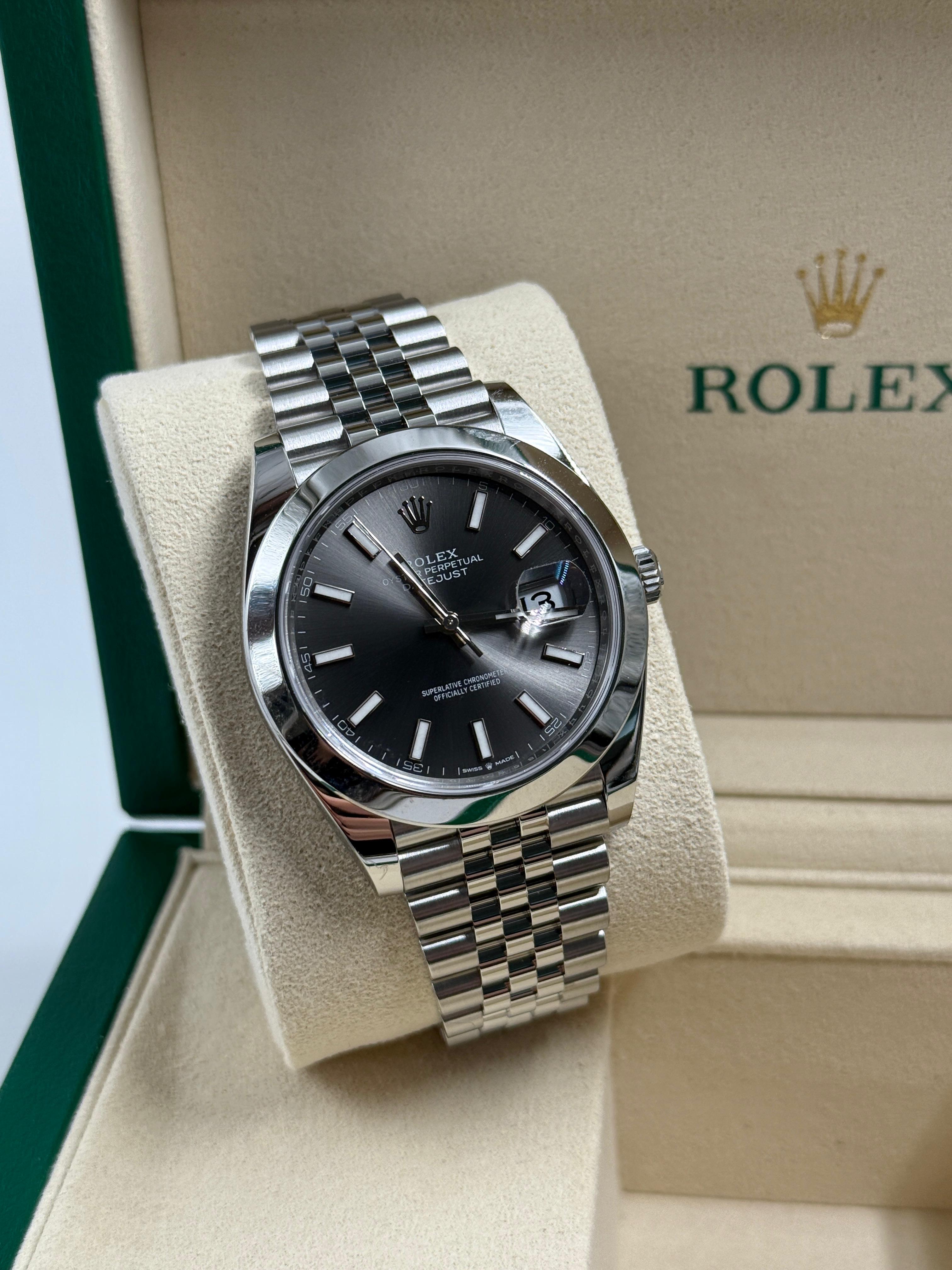 Rolex Datejust 41 126300 Black Index Jubilee 2025