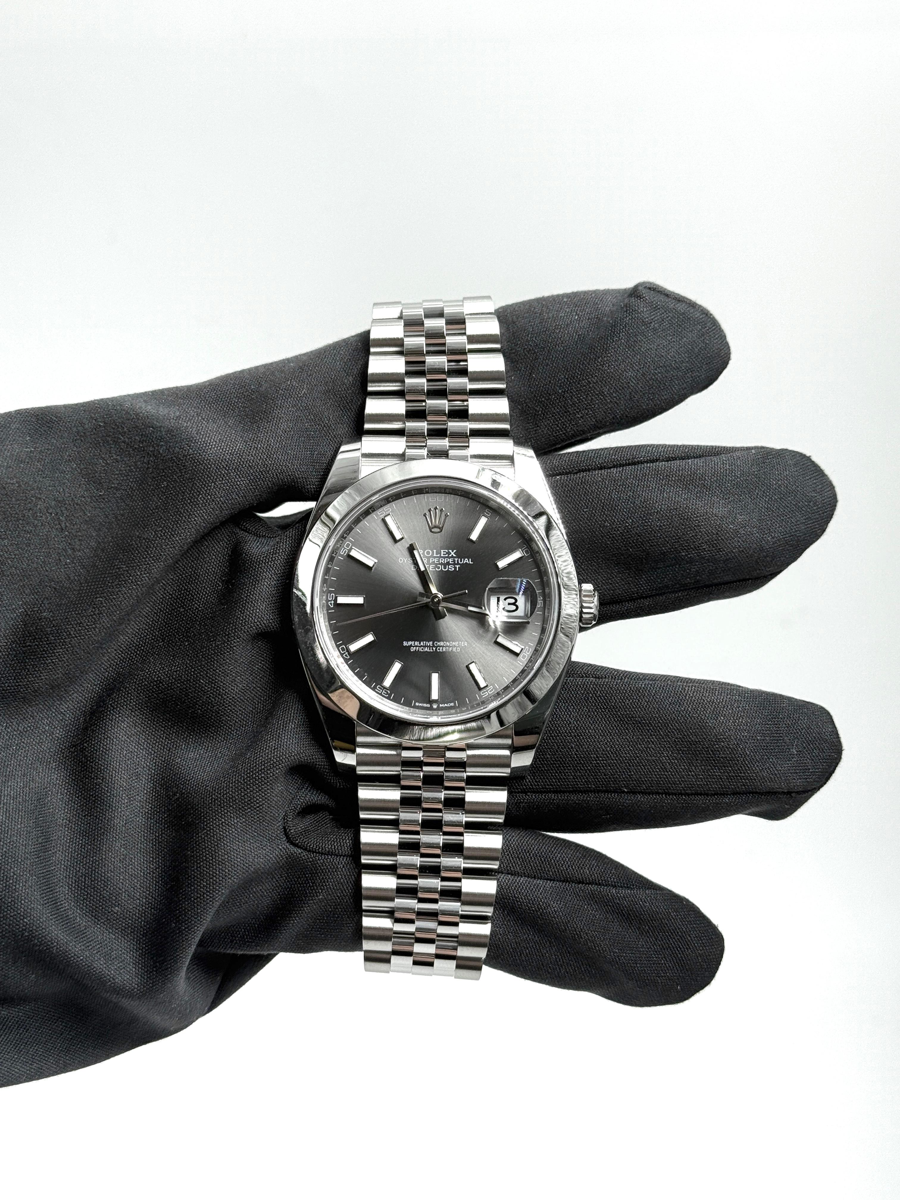 Rolex Datejust 41 126300 Black Index Jubilee 2025