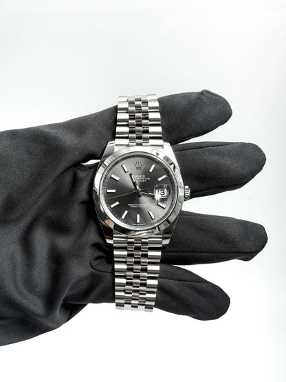 Rolex Datejust 41 126300 Black Index Jubilee 2025