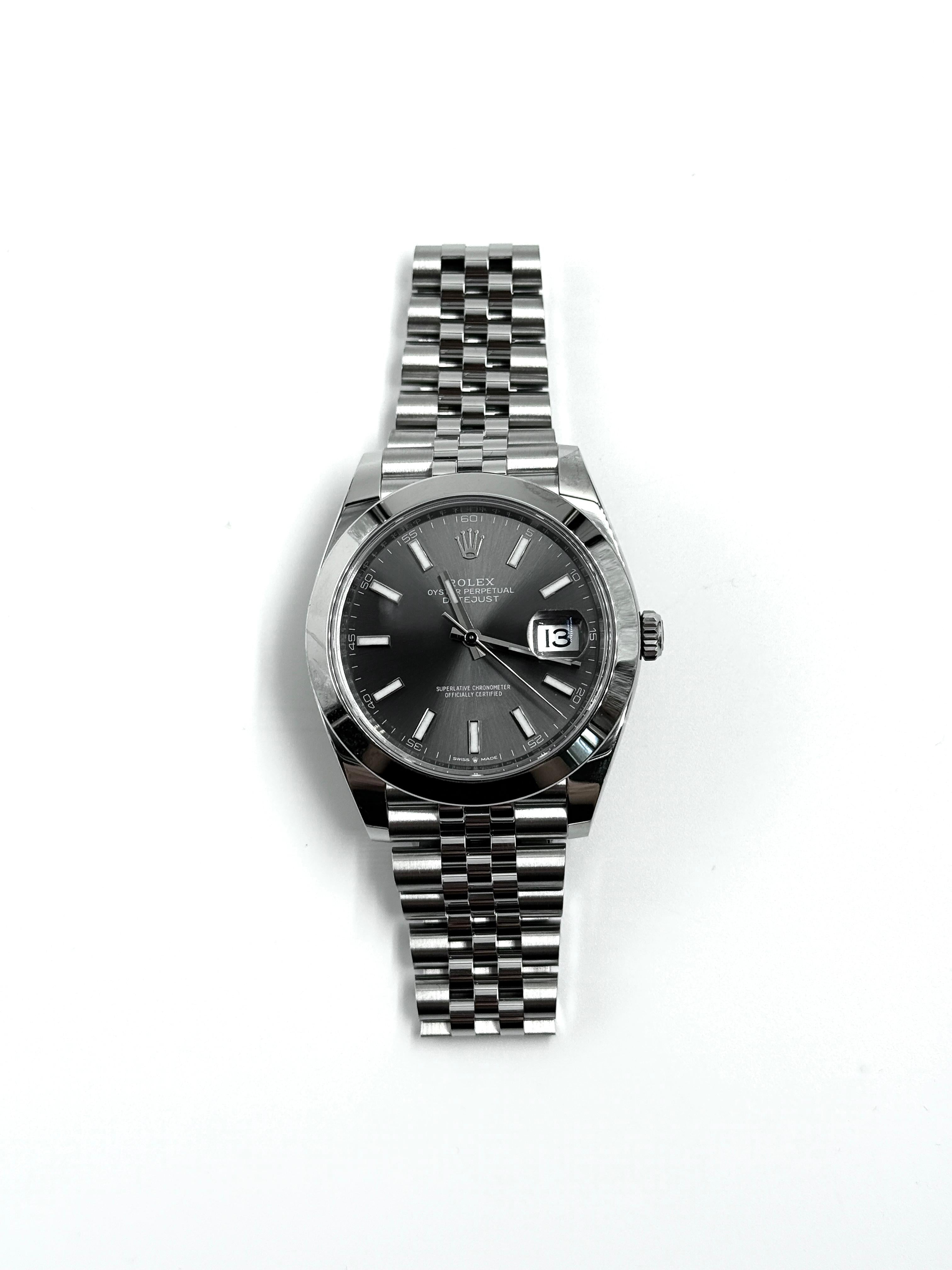 Rolex Datejust 41 126300 Black Index Jubilee 2025