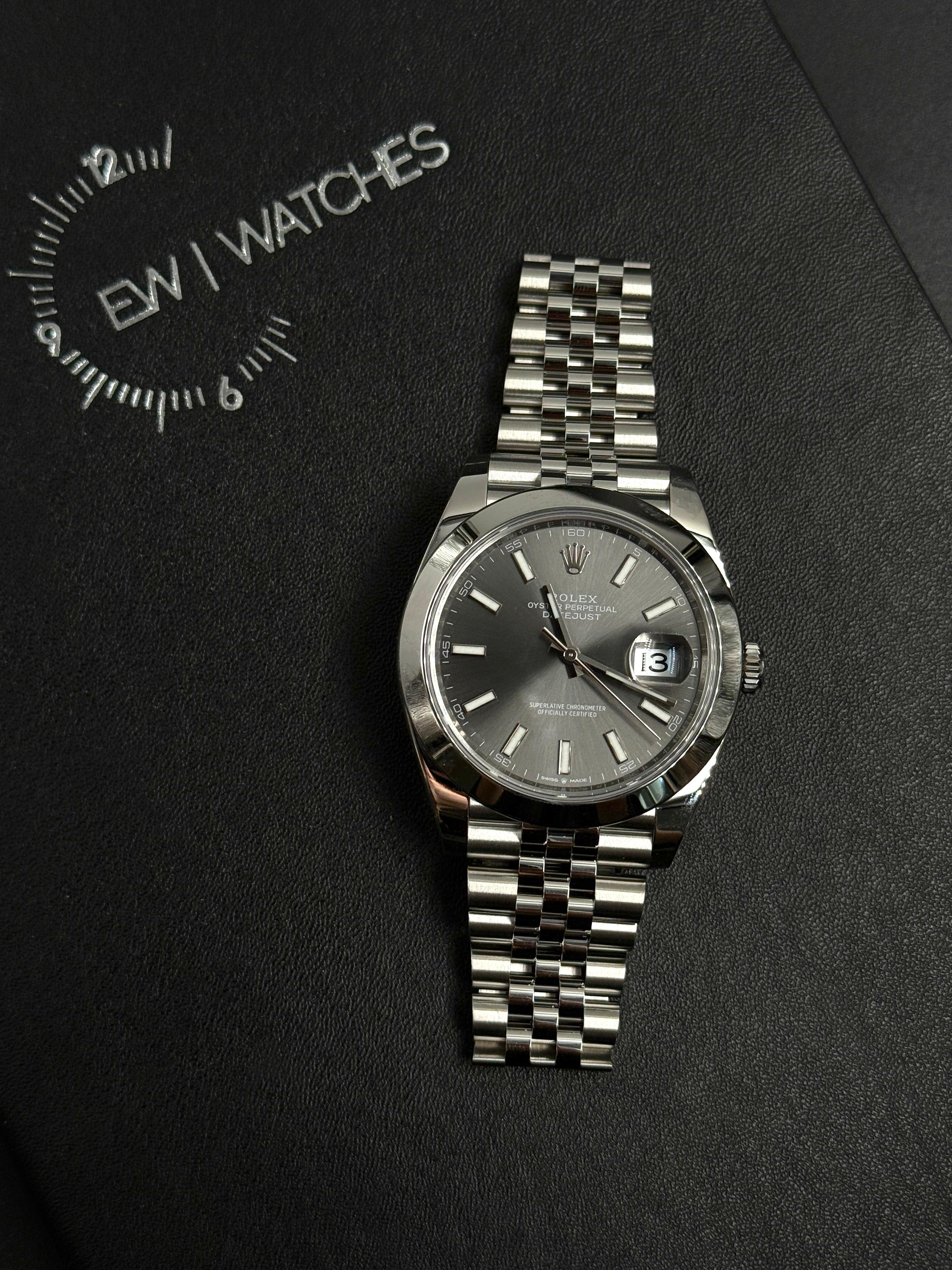 Rolex Datejust 41 126300 Black Index Jubilee 2025